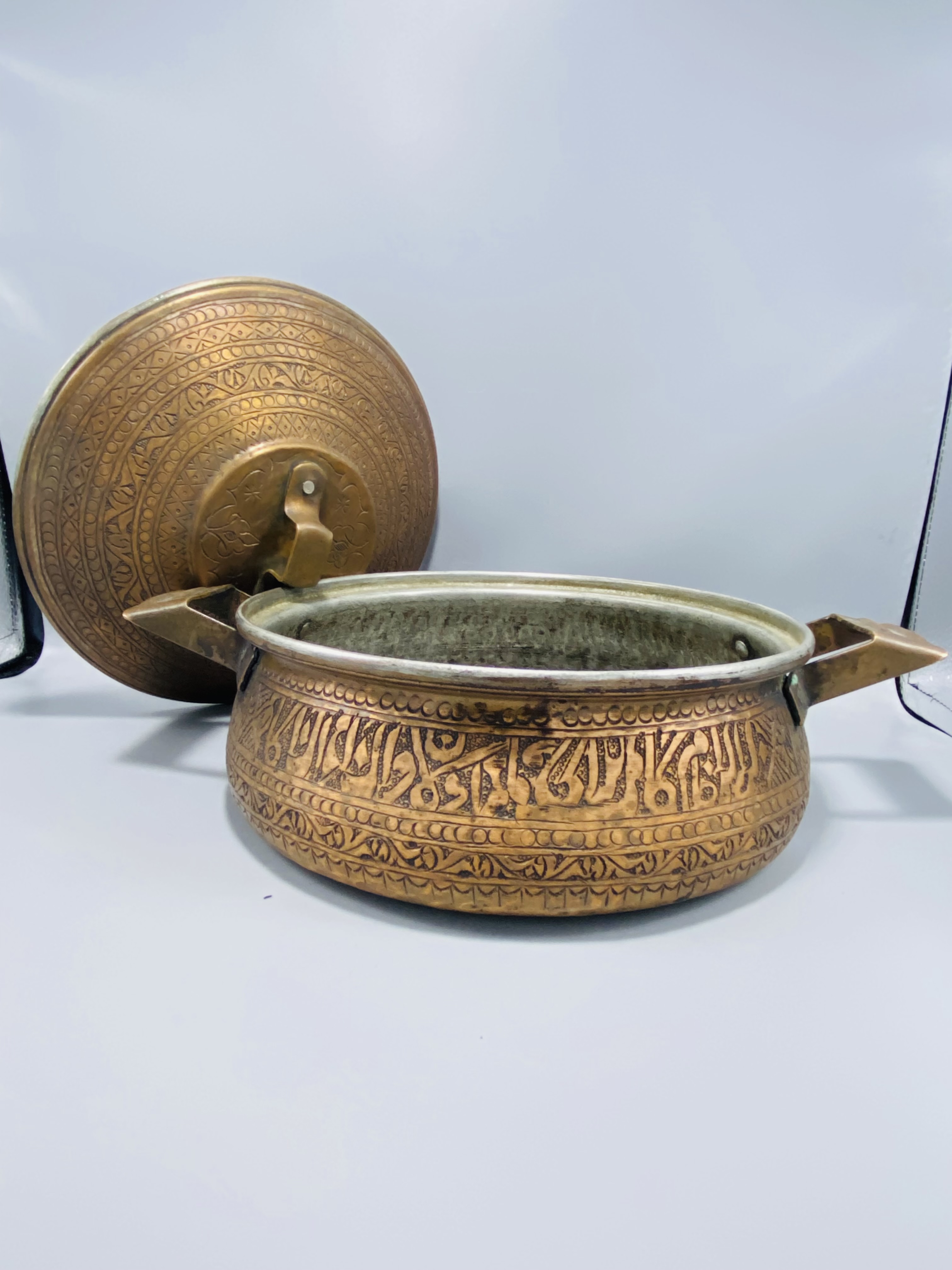 Antique Brass Cooking Pot