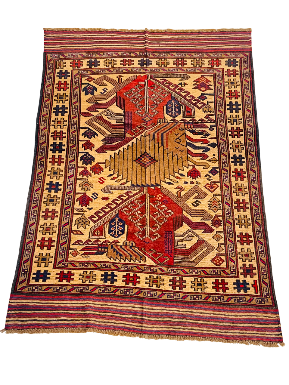 Handwoven Kilim Rug mix made in Herat Afghanistan