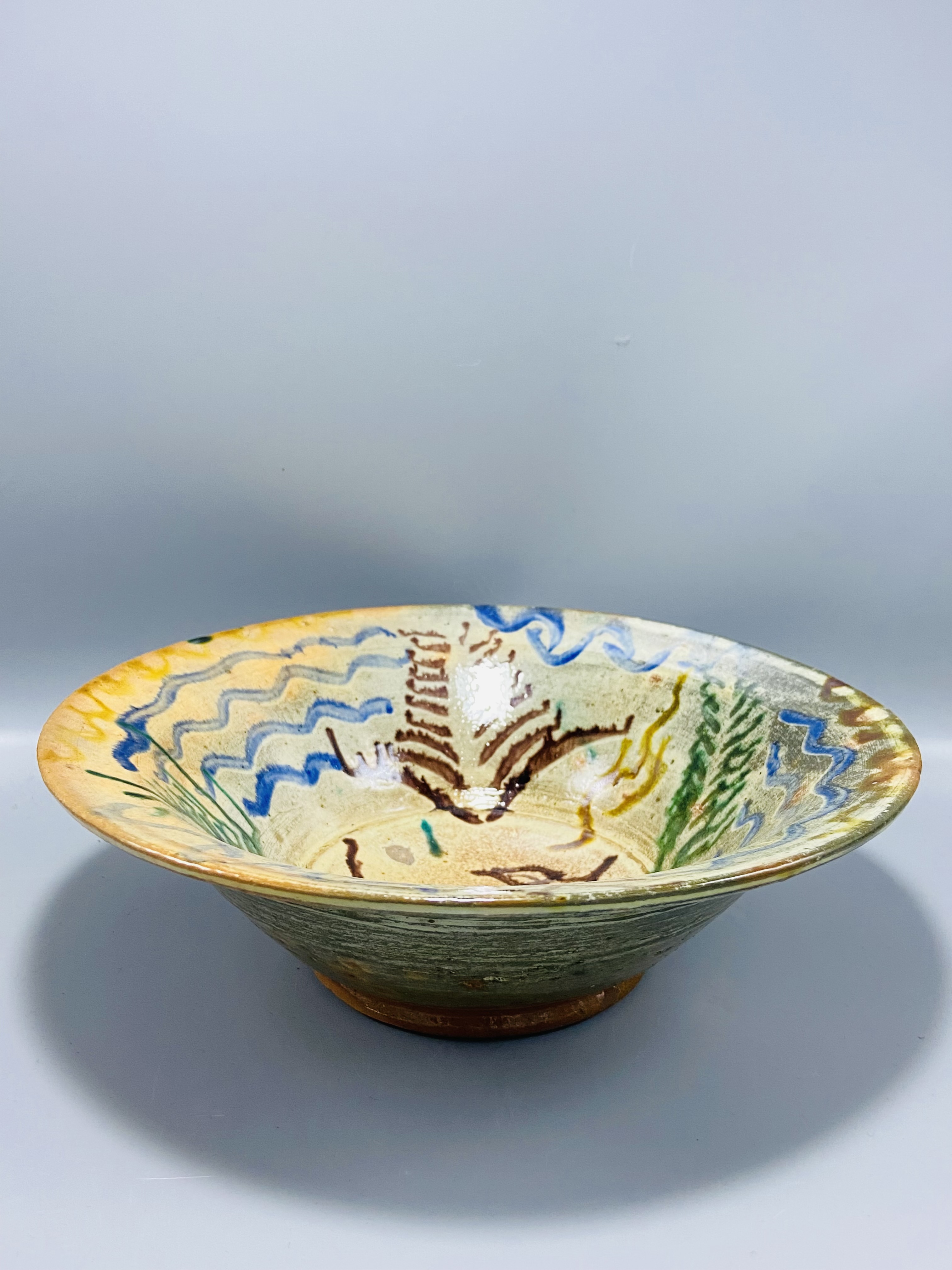 Hand-Painted Ceramic Bowl