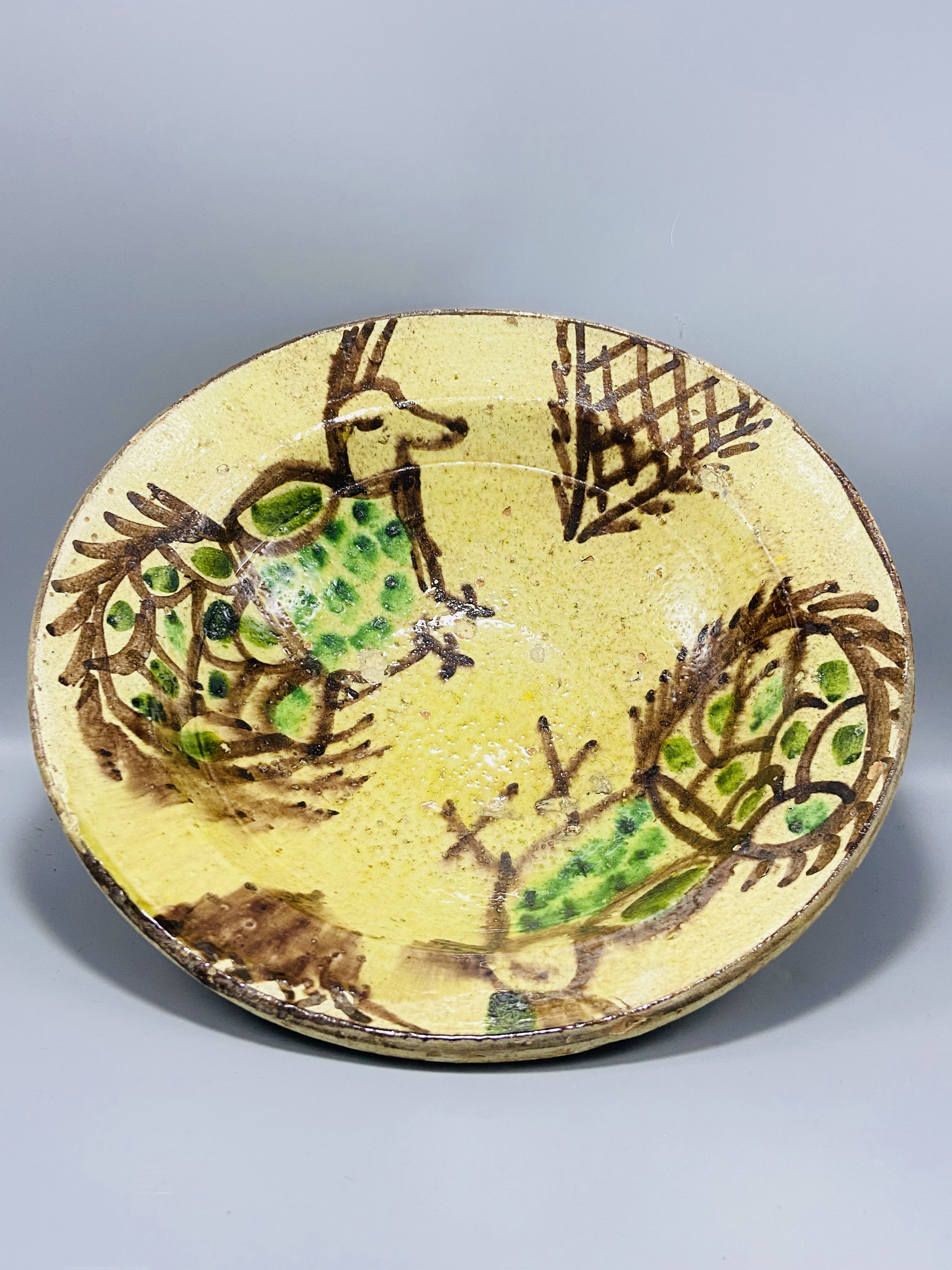 Hand-painted ceramic bowl
