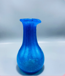 Elegant hand-blown decorative vase