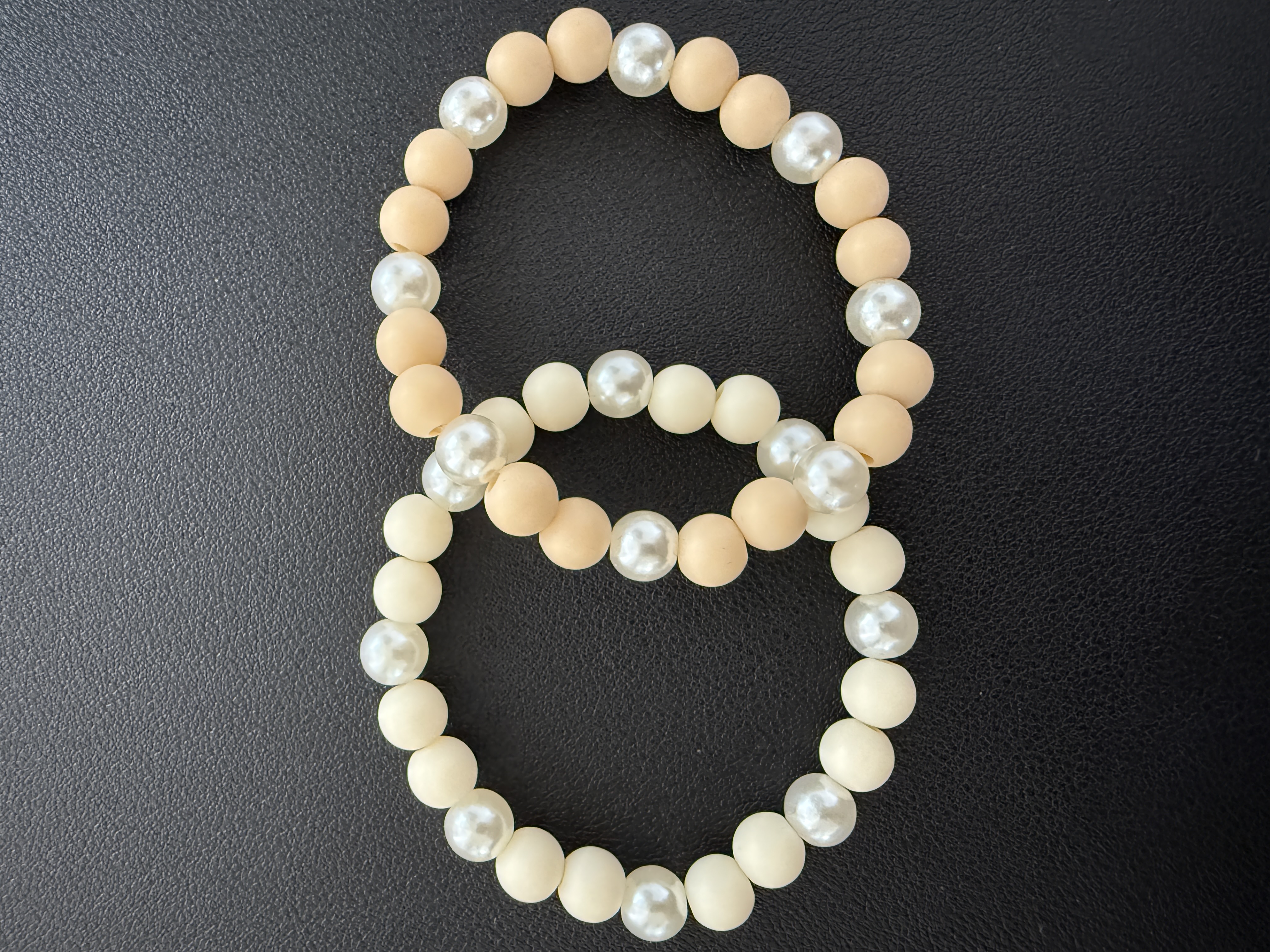 pearl bracelets set