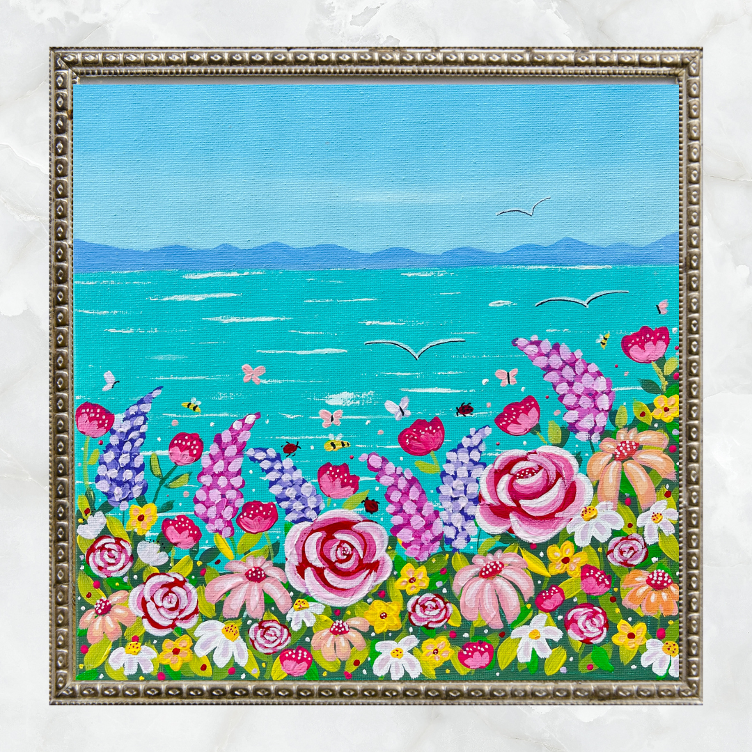 Flowers By The Sea