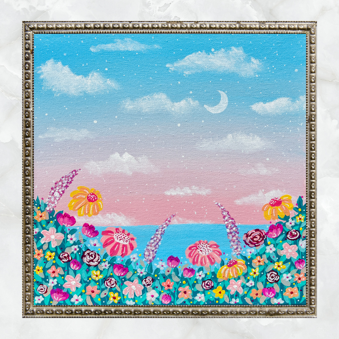 Whimsical Floral Meadow