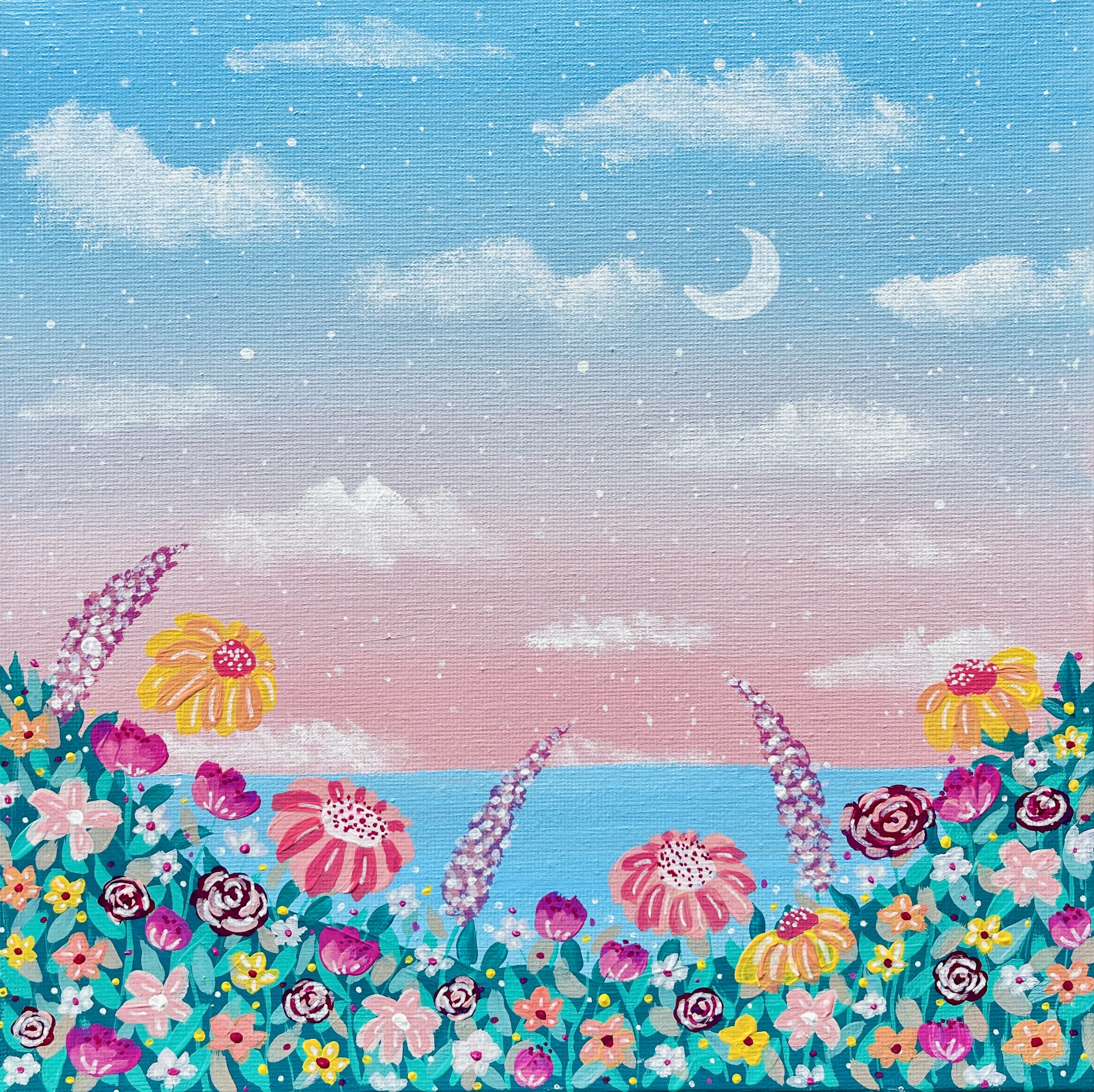 Whimsical Floral Meadow