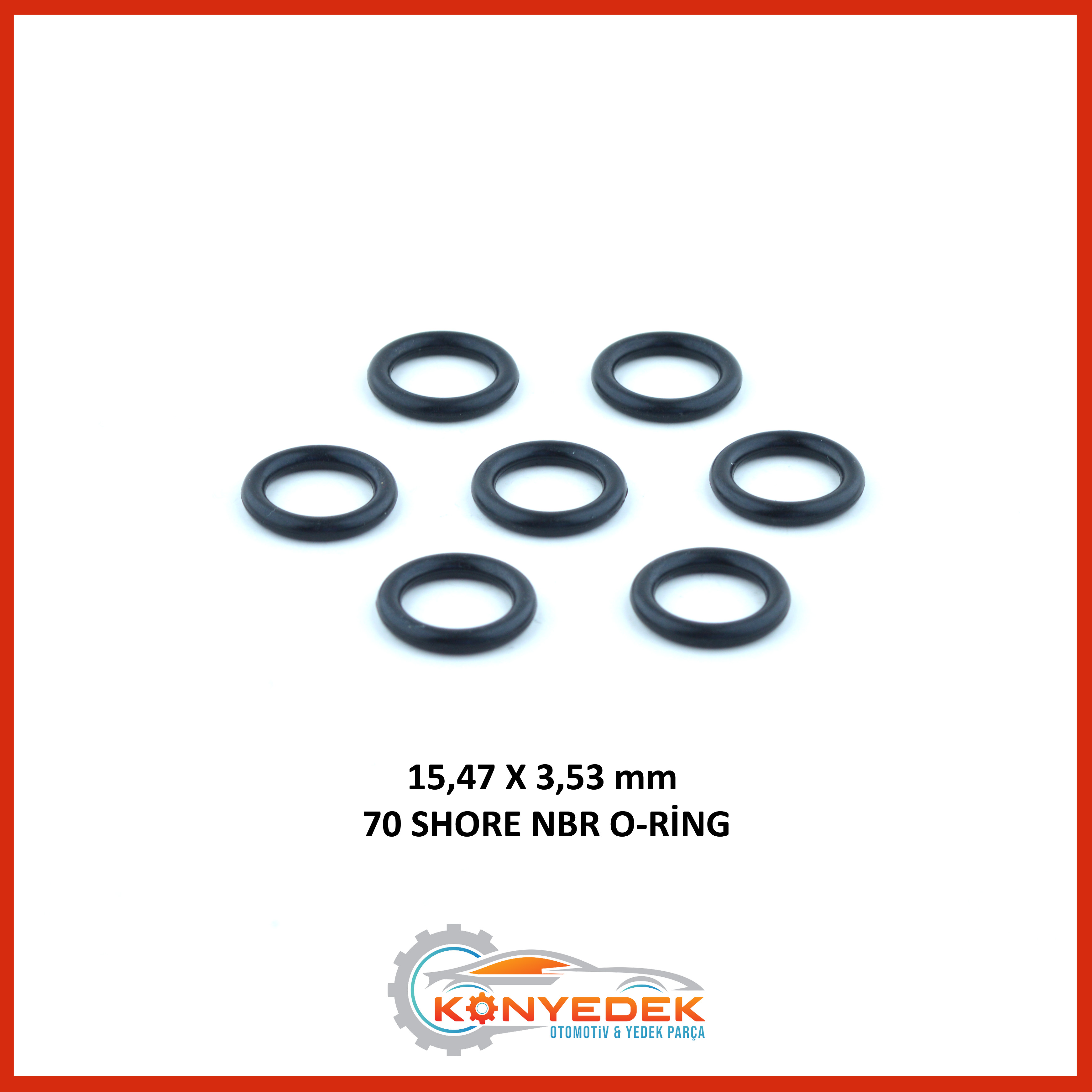 15,47 x 3,53 mm 70 Shore NBR O-Ring