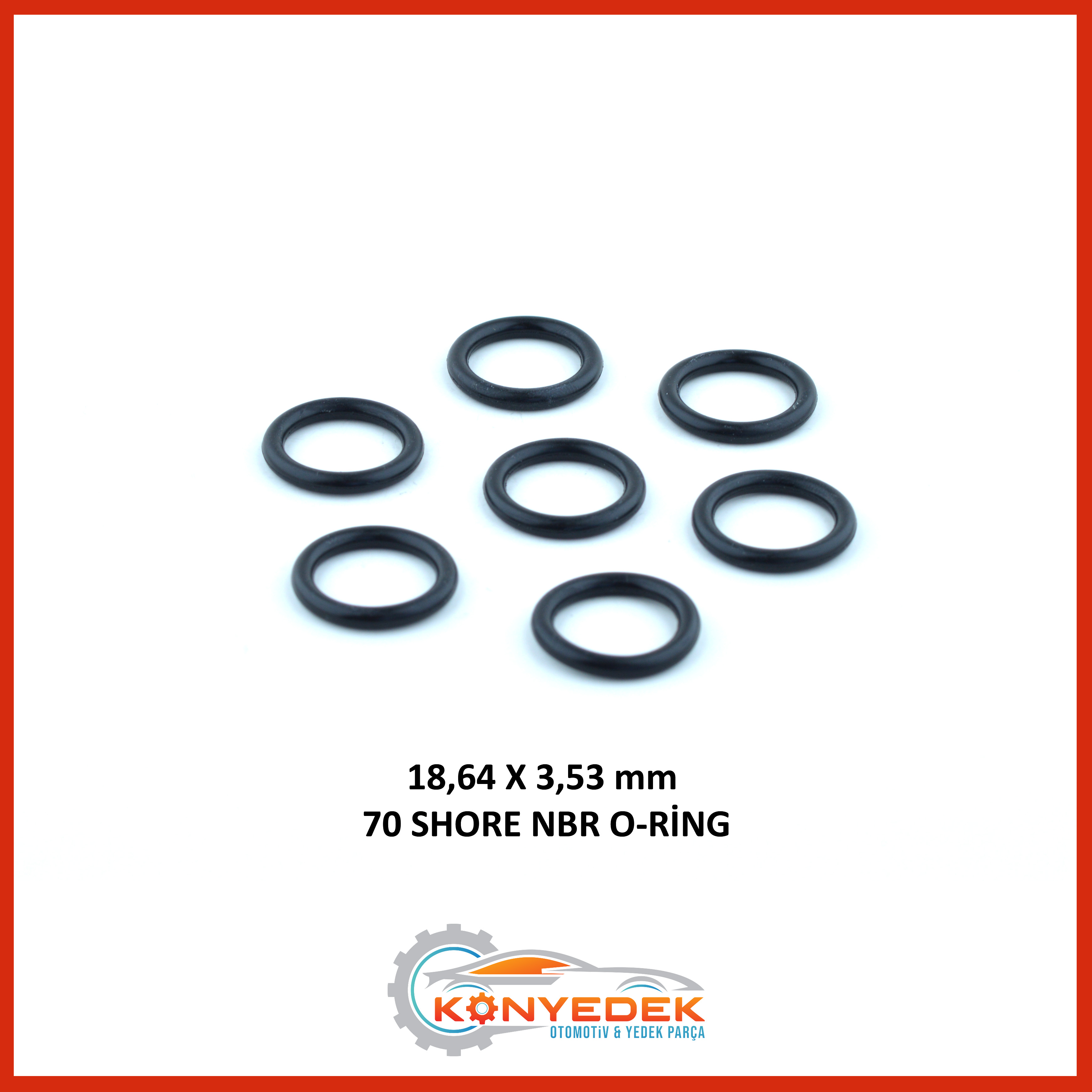 18,64 x 3,53 mm 70 Shore NBR O-Ring
