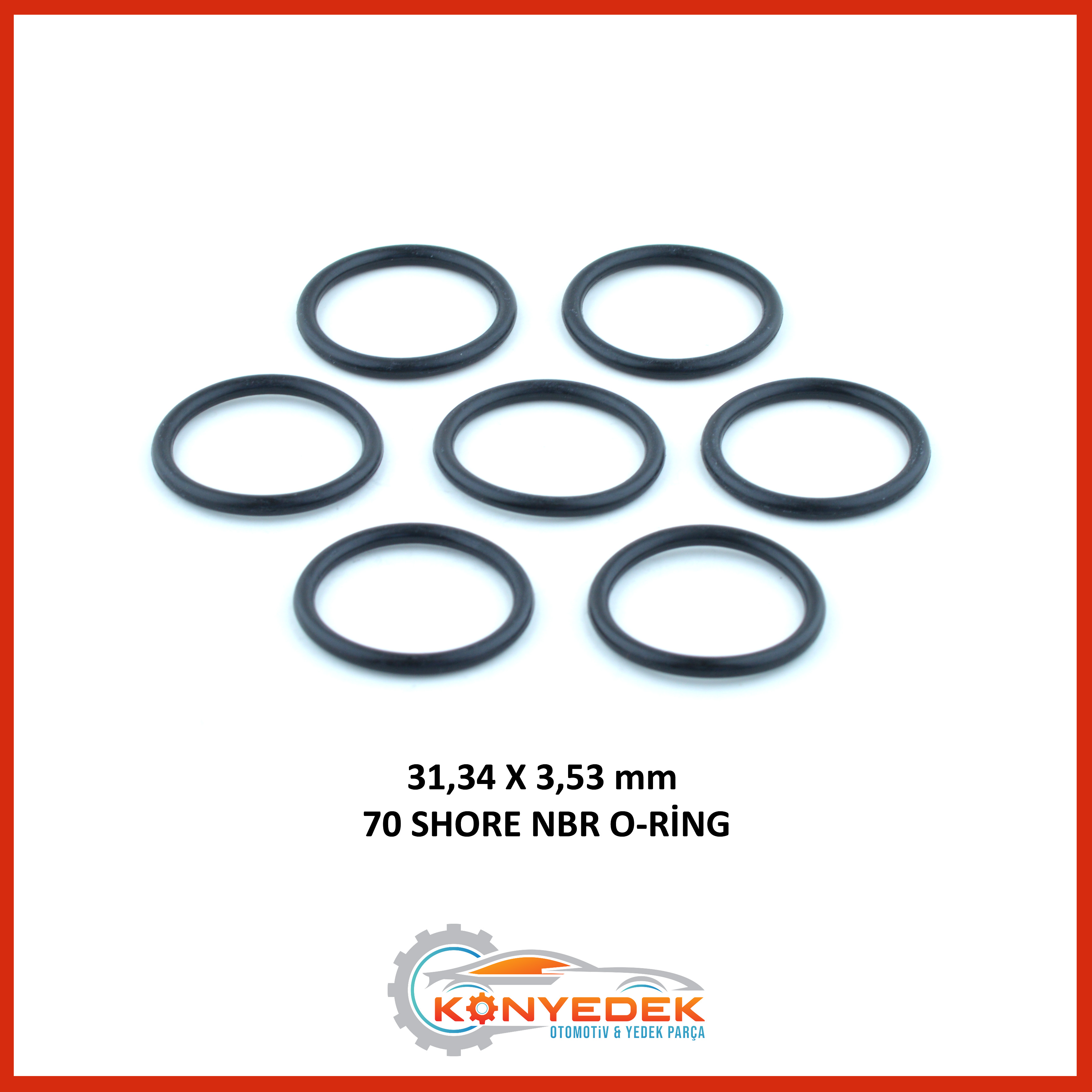31,34 x 3,53 mm 70 Shore NBR O-Ring