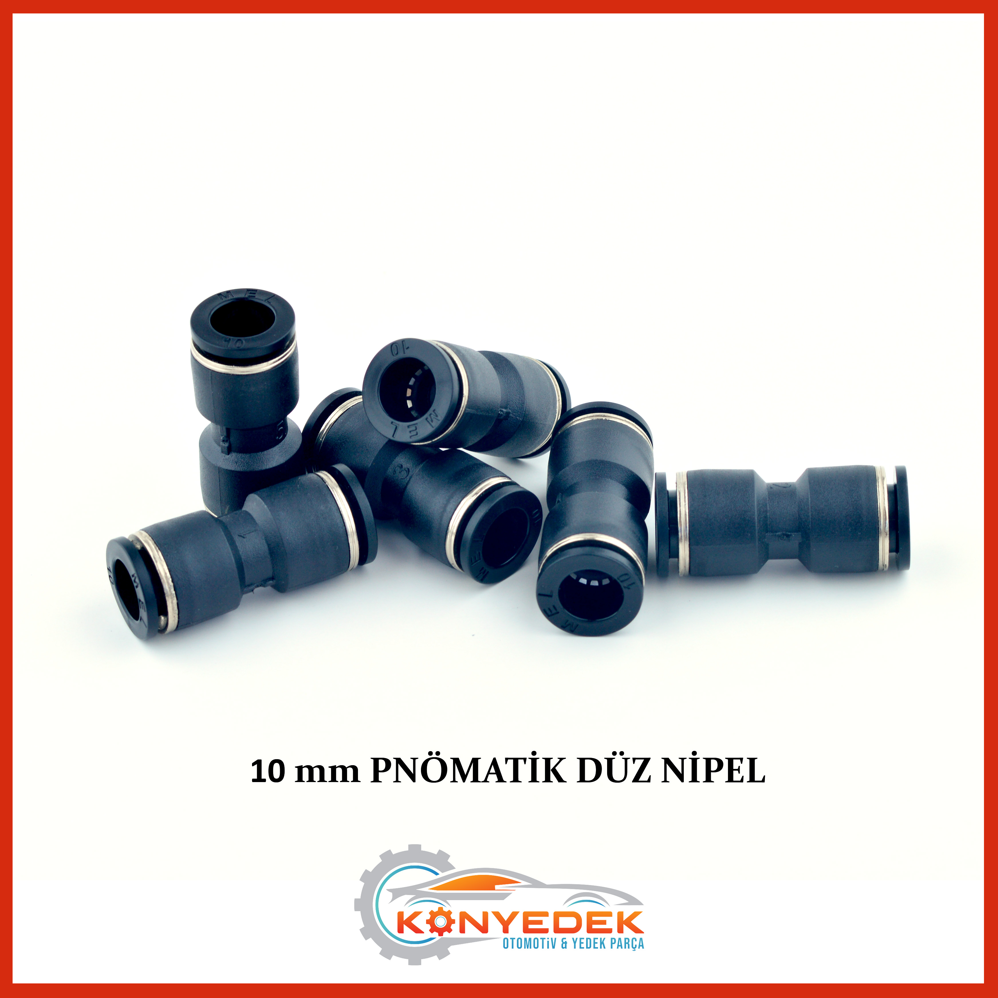 10 mm Pnömatik Düz Nipel