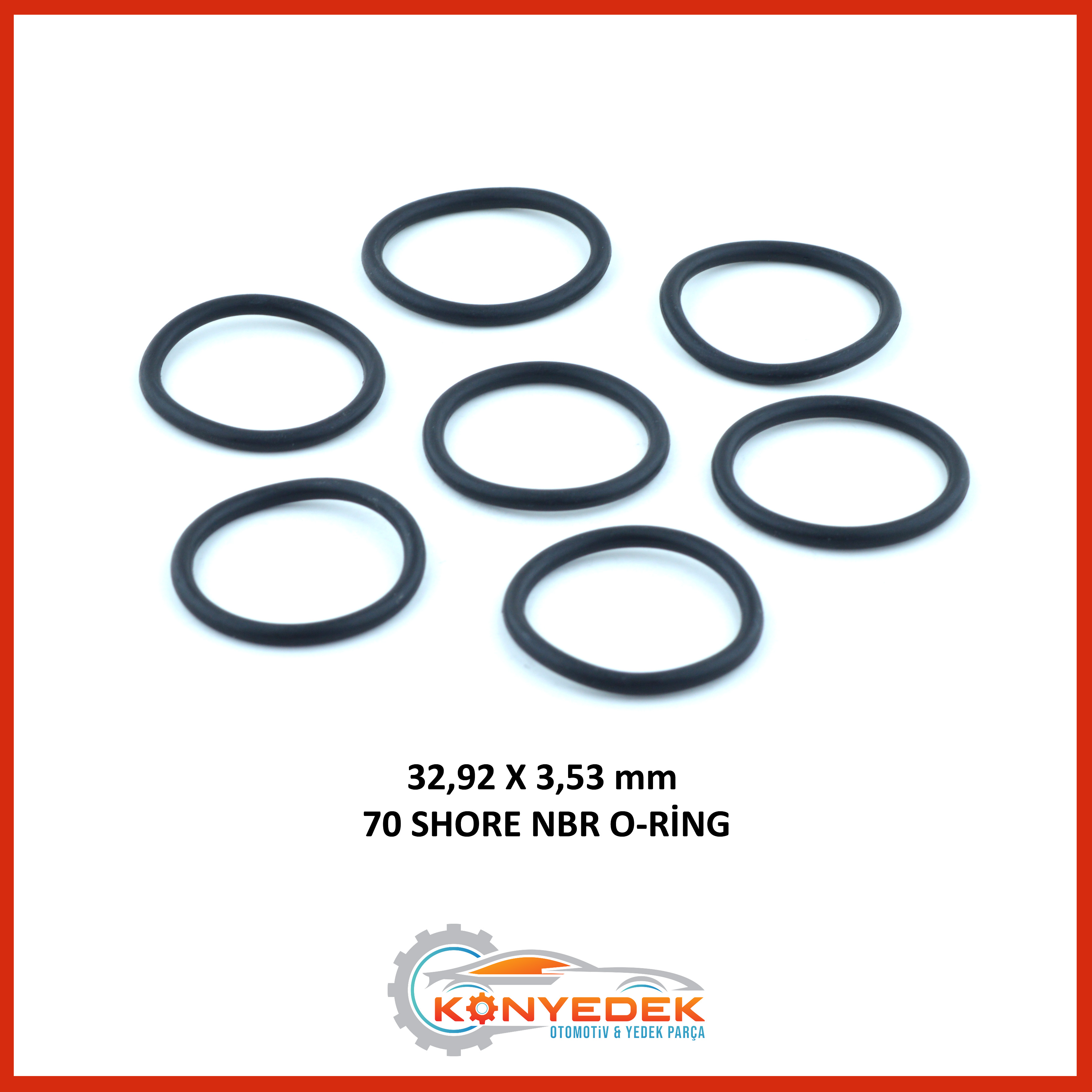 32,92 x 3,53 mm 70 Shore NBR O-Ring