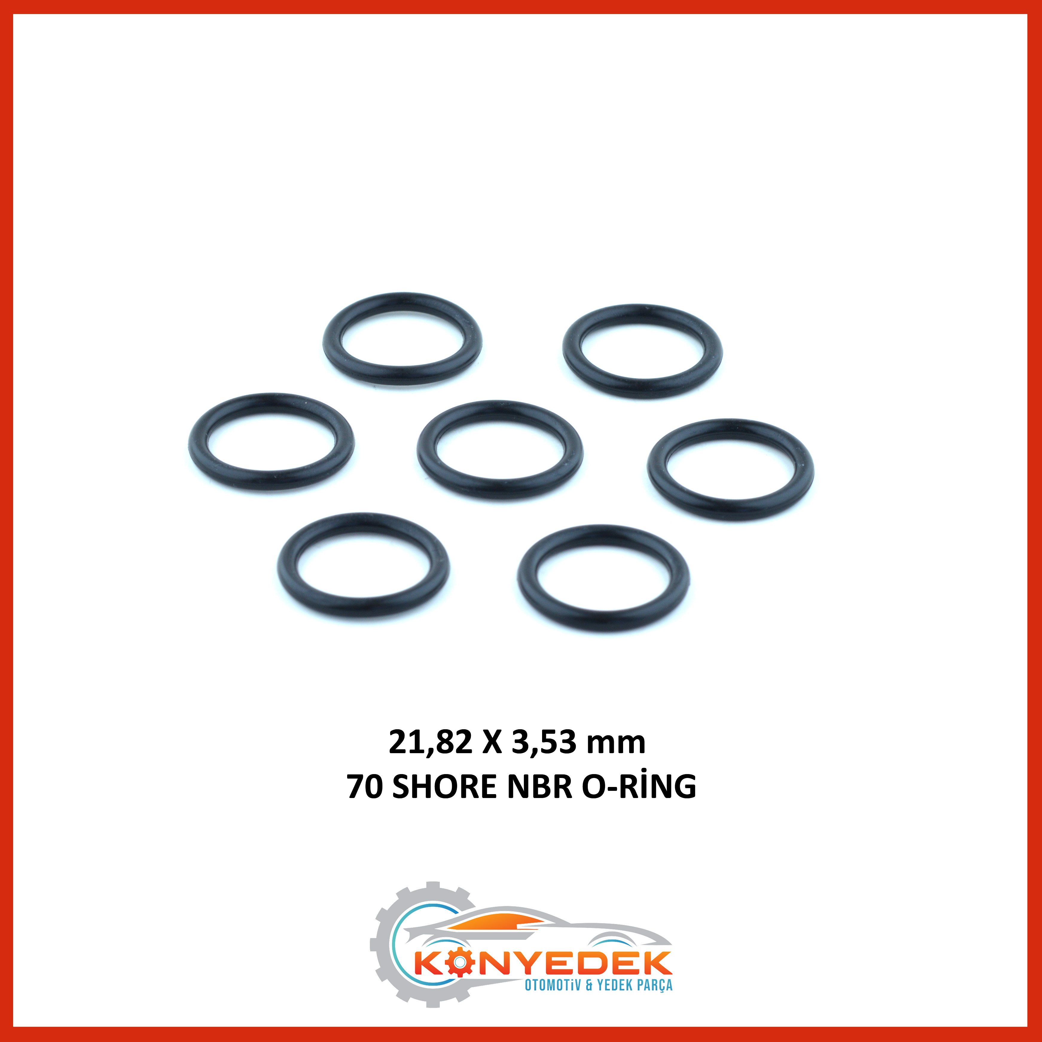 21,82 x 3,53 mm 70 Shore NBR O-Ring