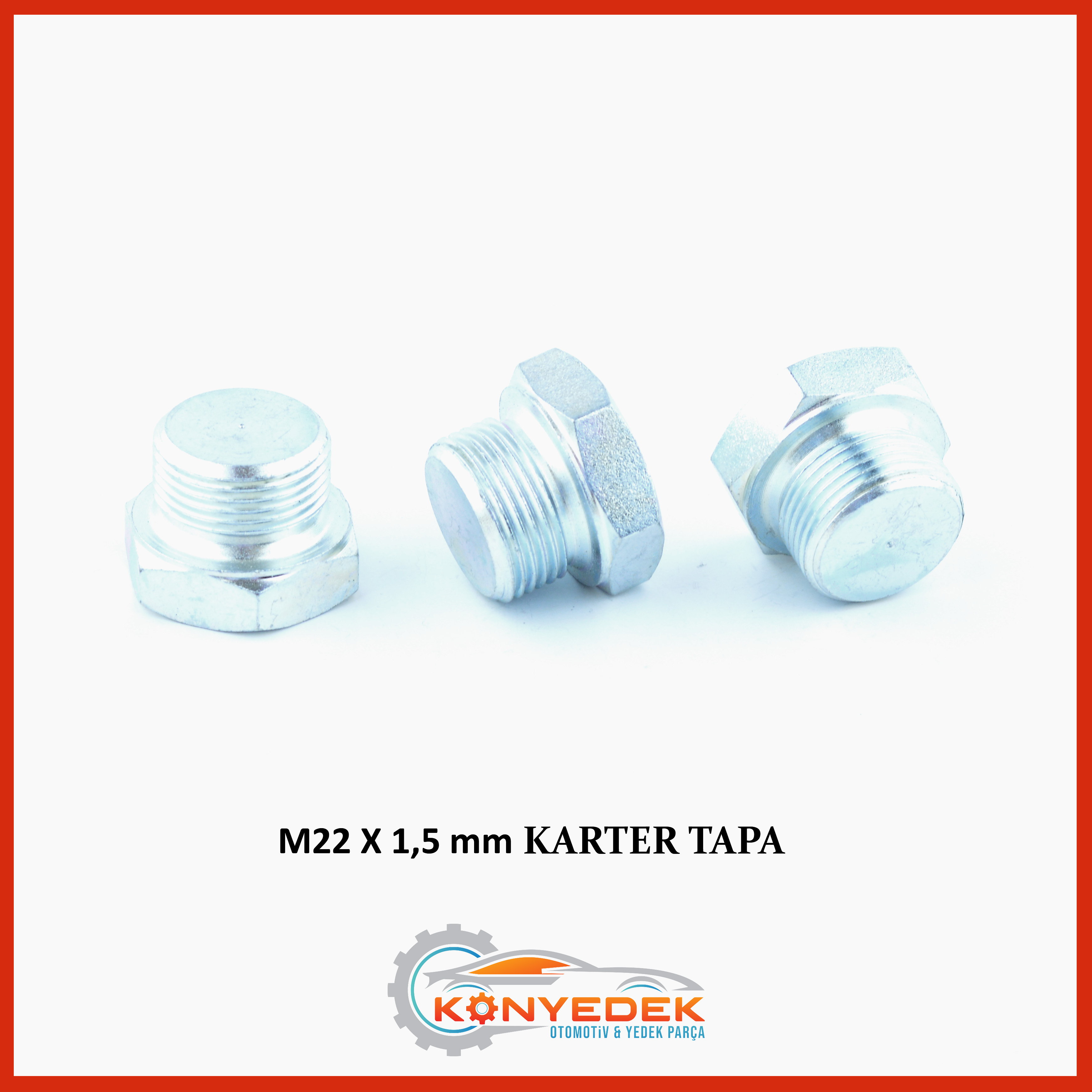 M22 x 1,5 mm Karter Tapa
