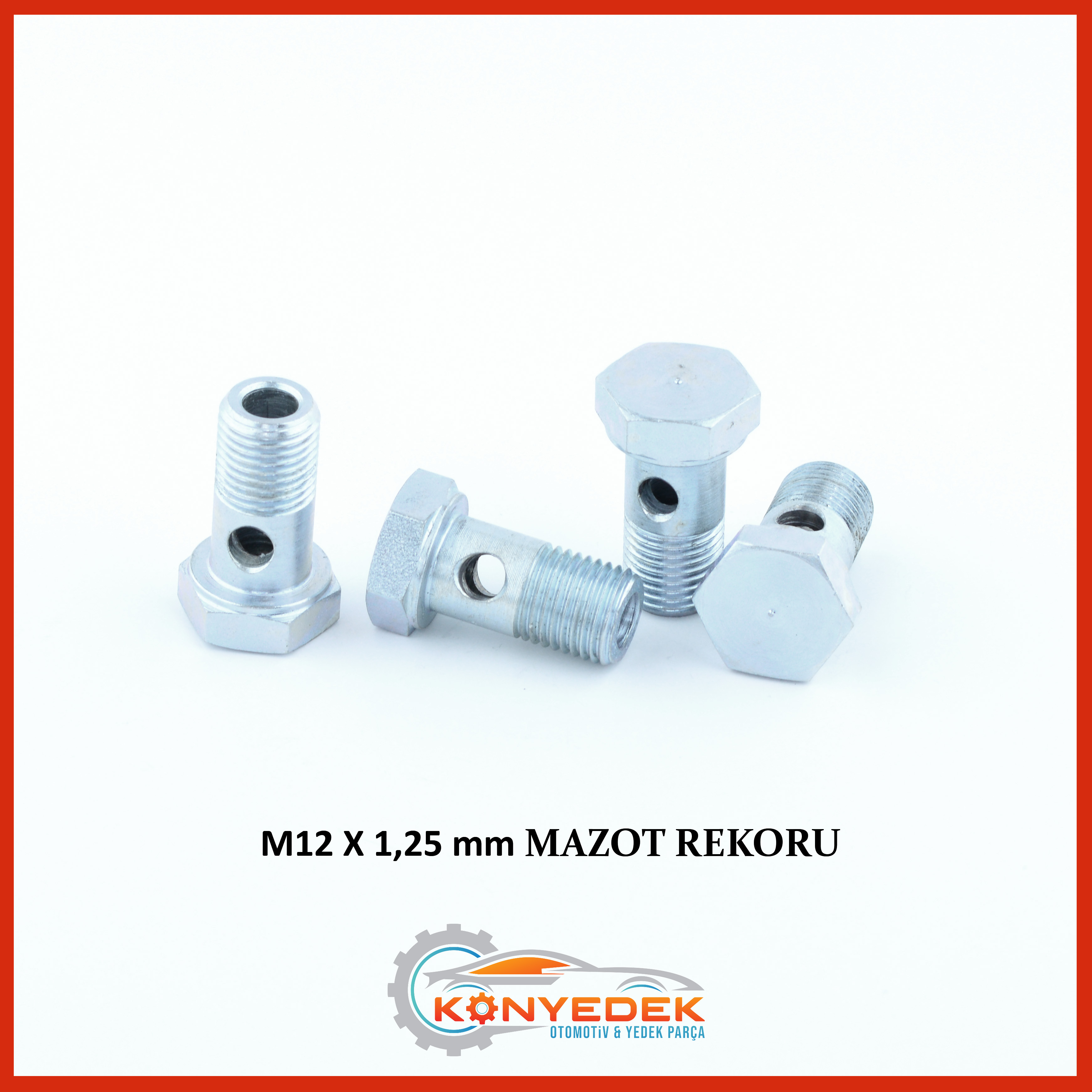 M12 x 1,25 mm Mazot Rekoru