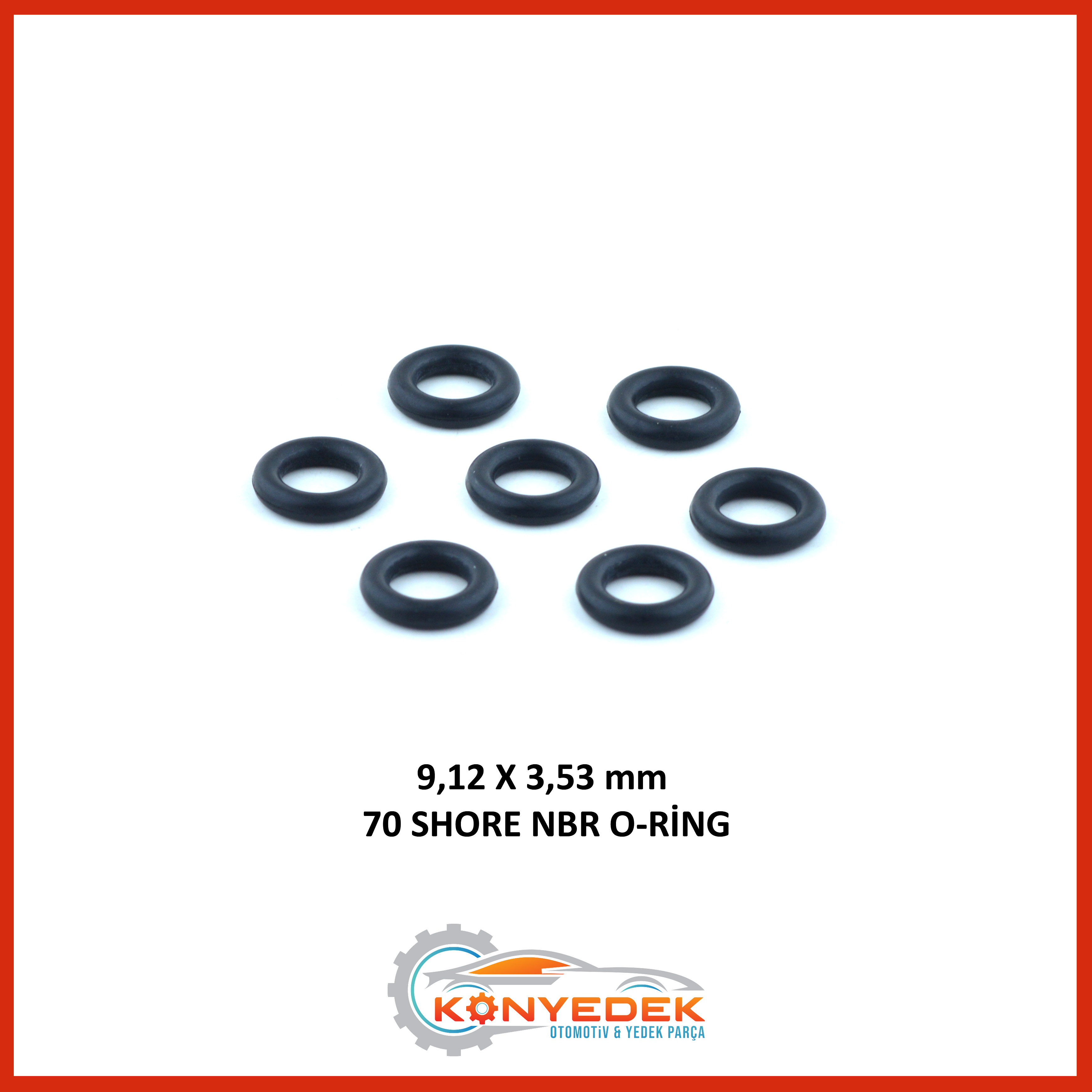 9,12 x 3,53 mm 70 Shore NBR O-Ring