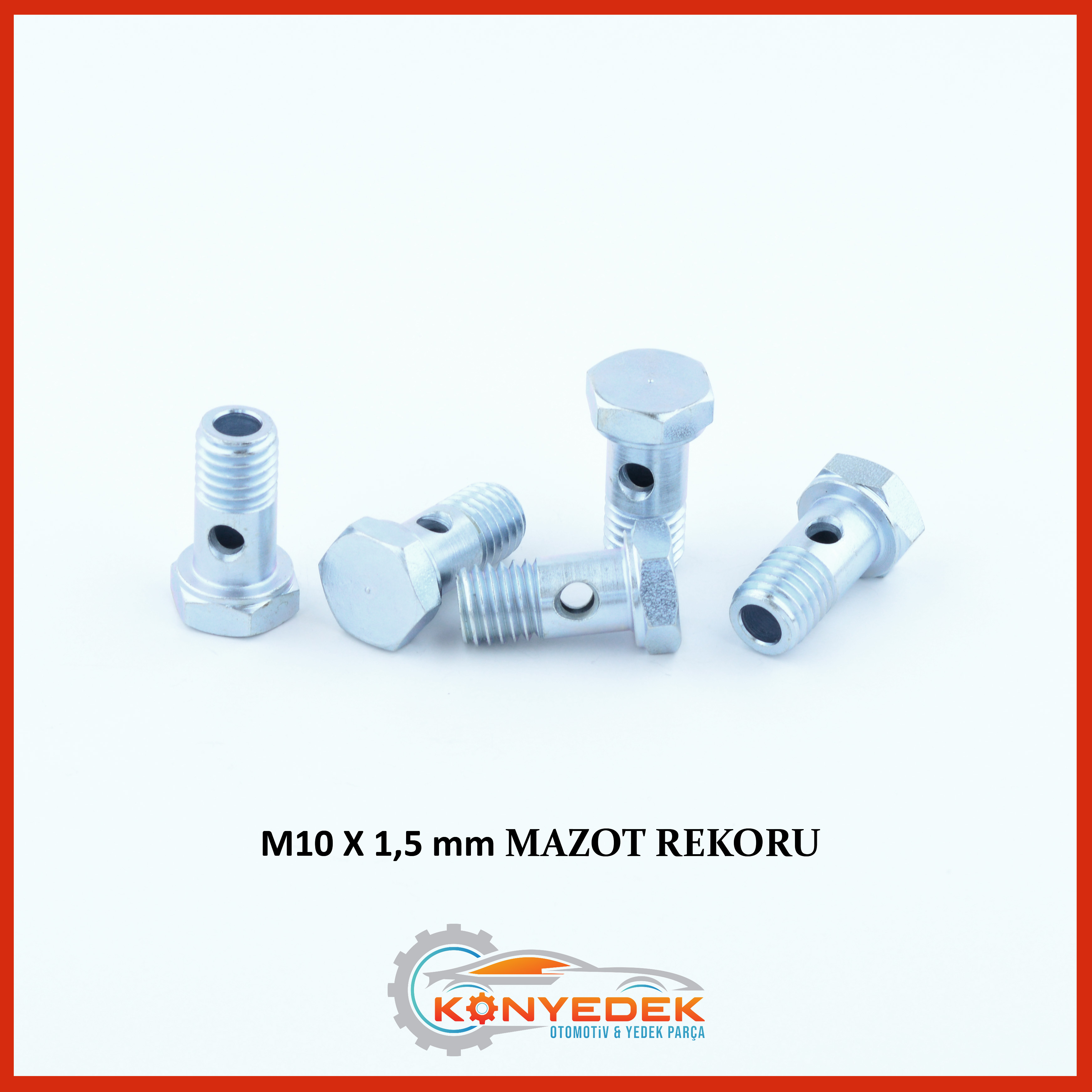 M10 x 1,5 mm Mazot Rekoru