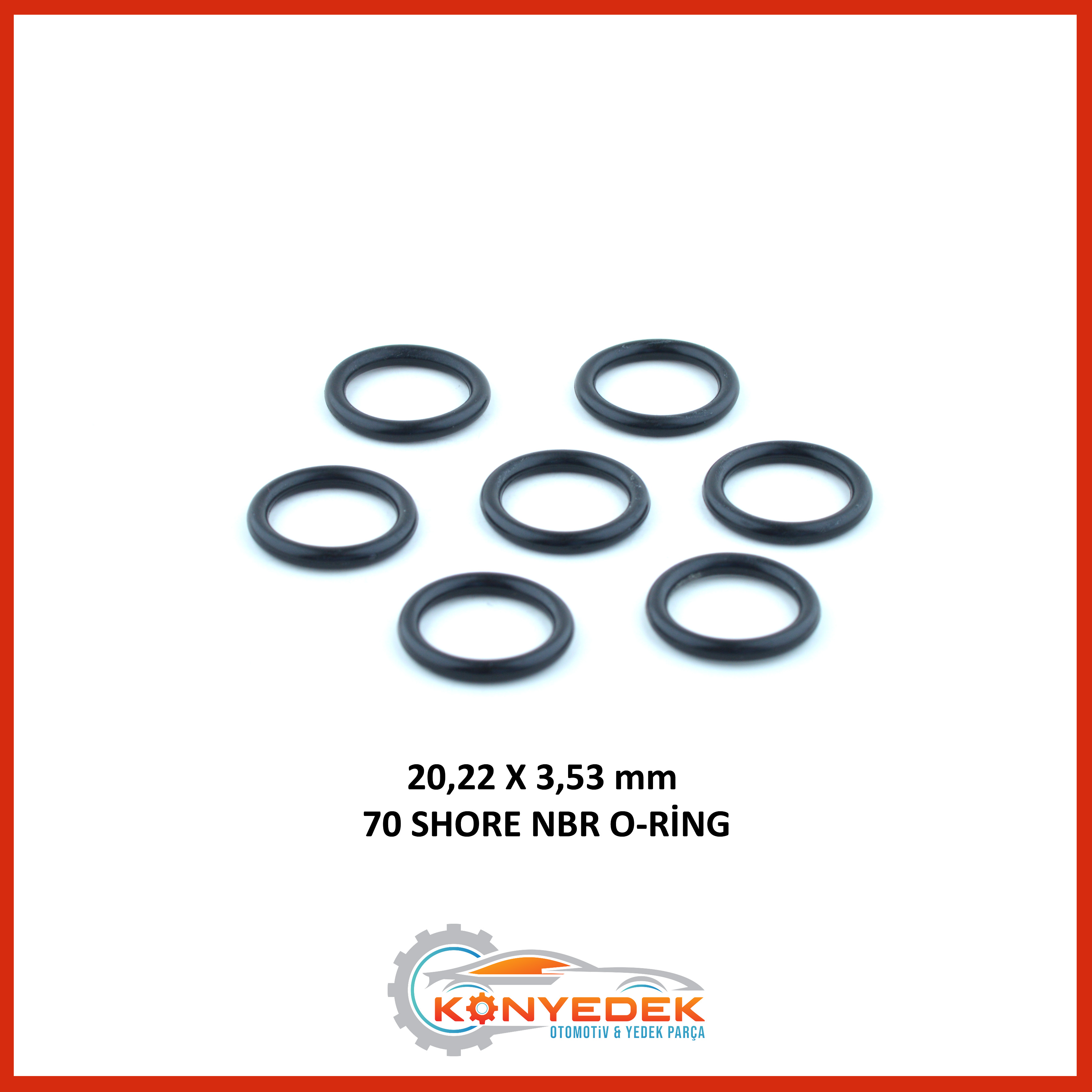 20,22 x 3,53 mm 70 Shore NBR O-Ring