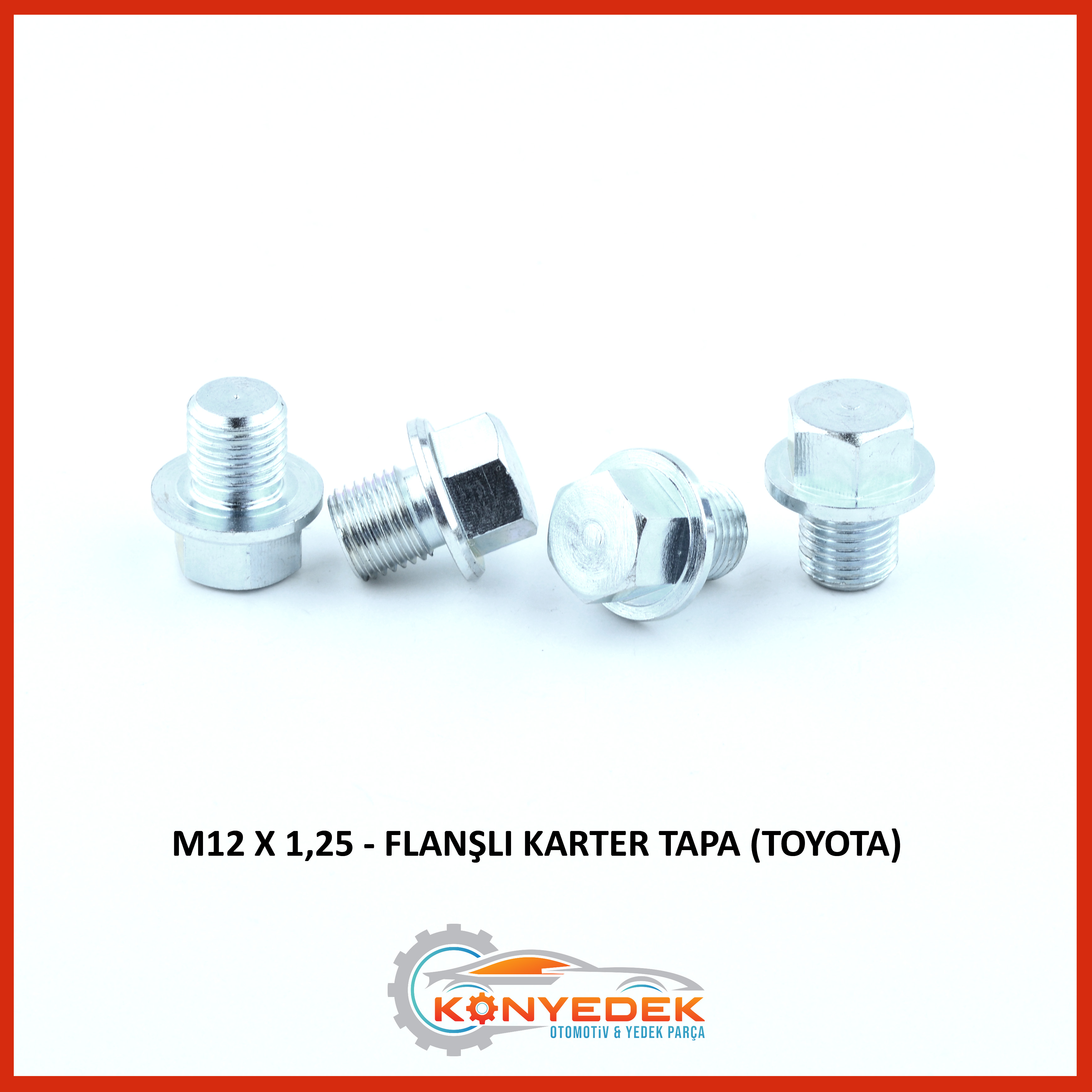 M12 x 1,25 Flanşlı Karter Tapa (Toyota)