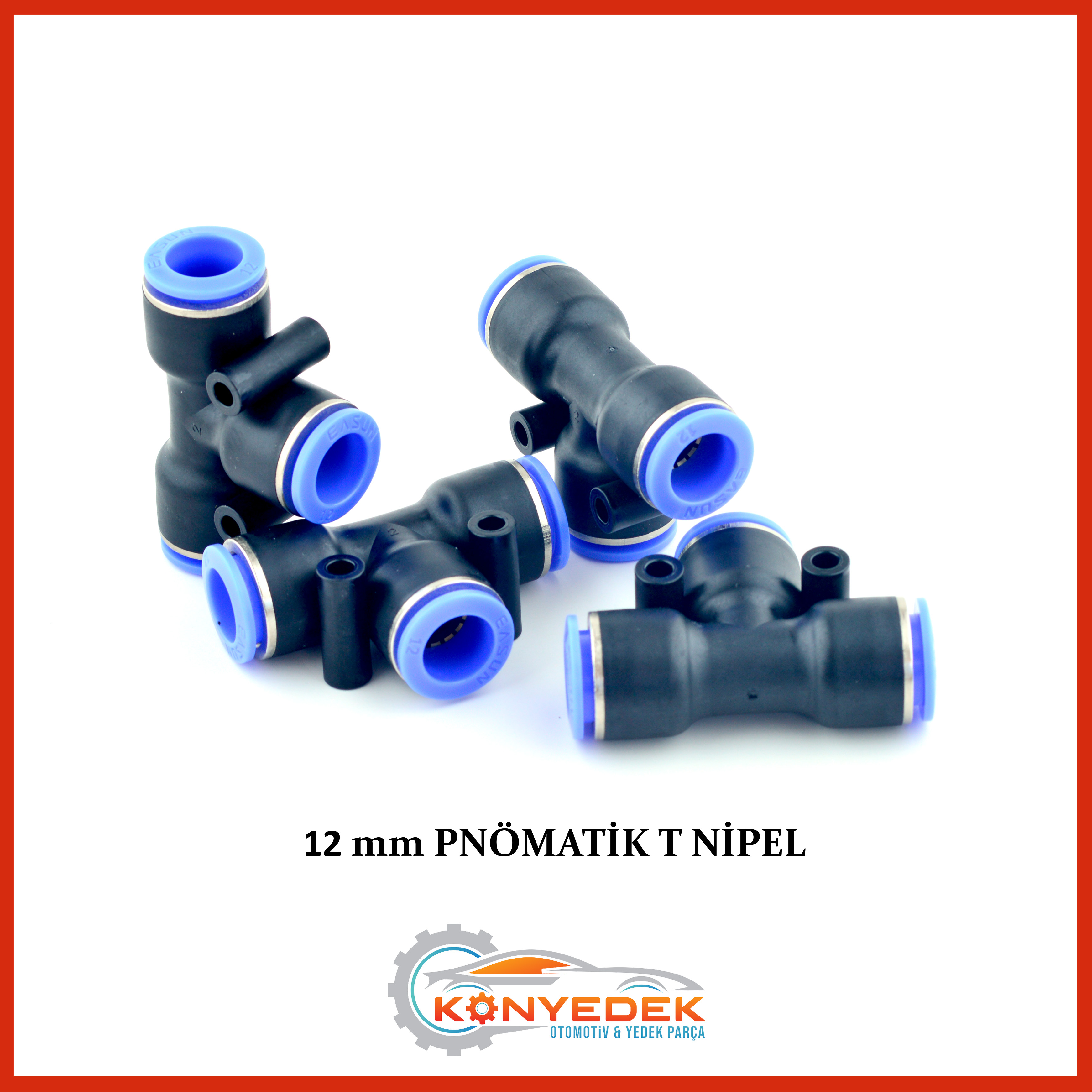 12 mm Pnömatik T Nipel