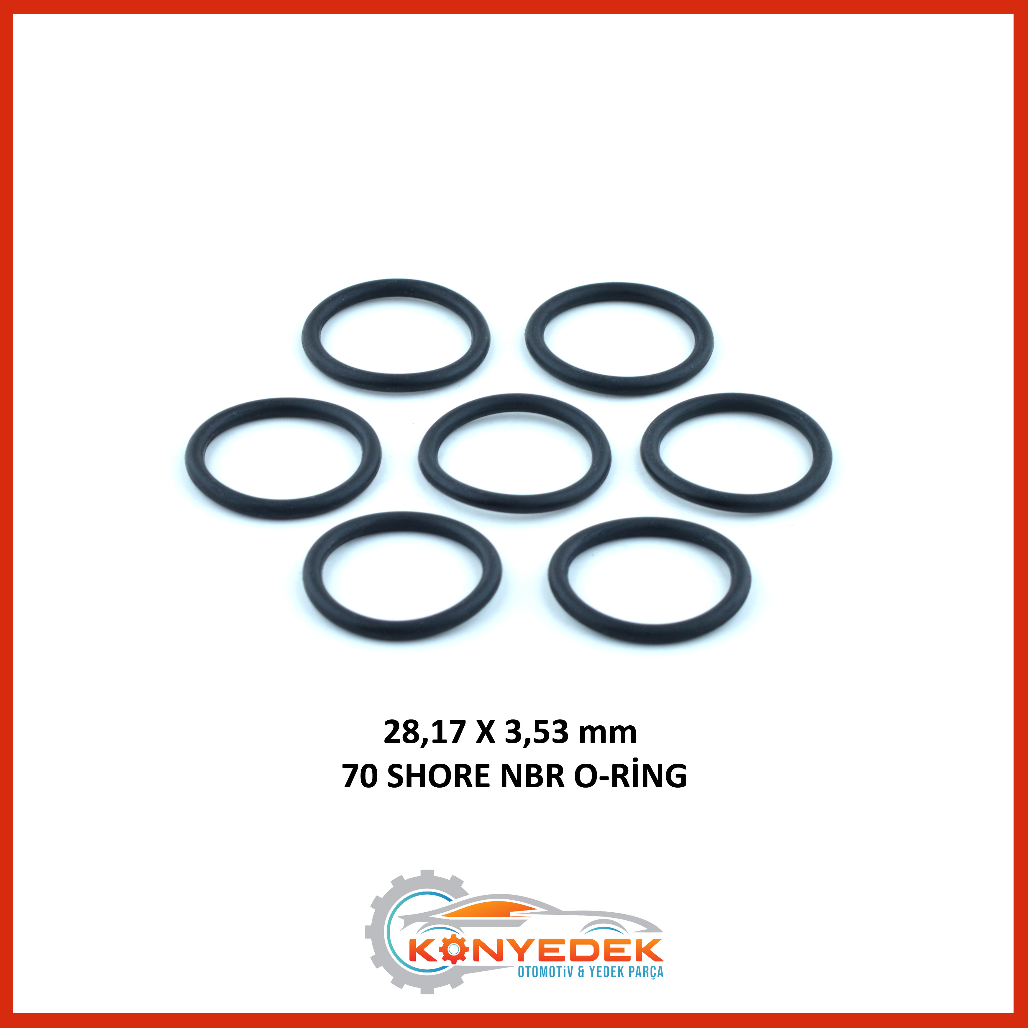 28,17 x 3,53 mm 70 Shore NBR O-Ring