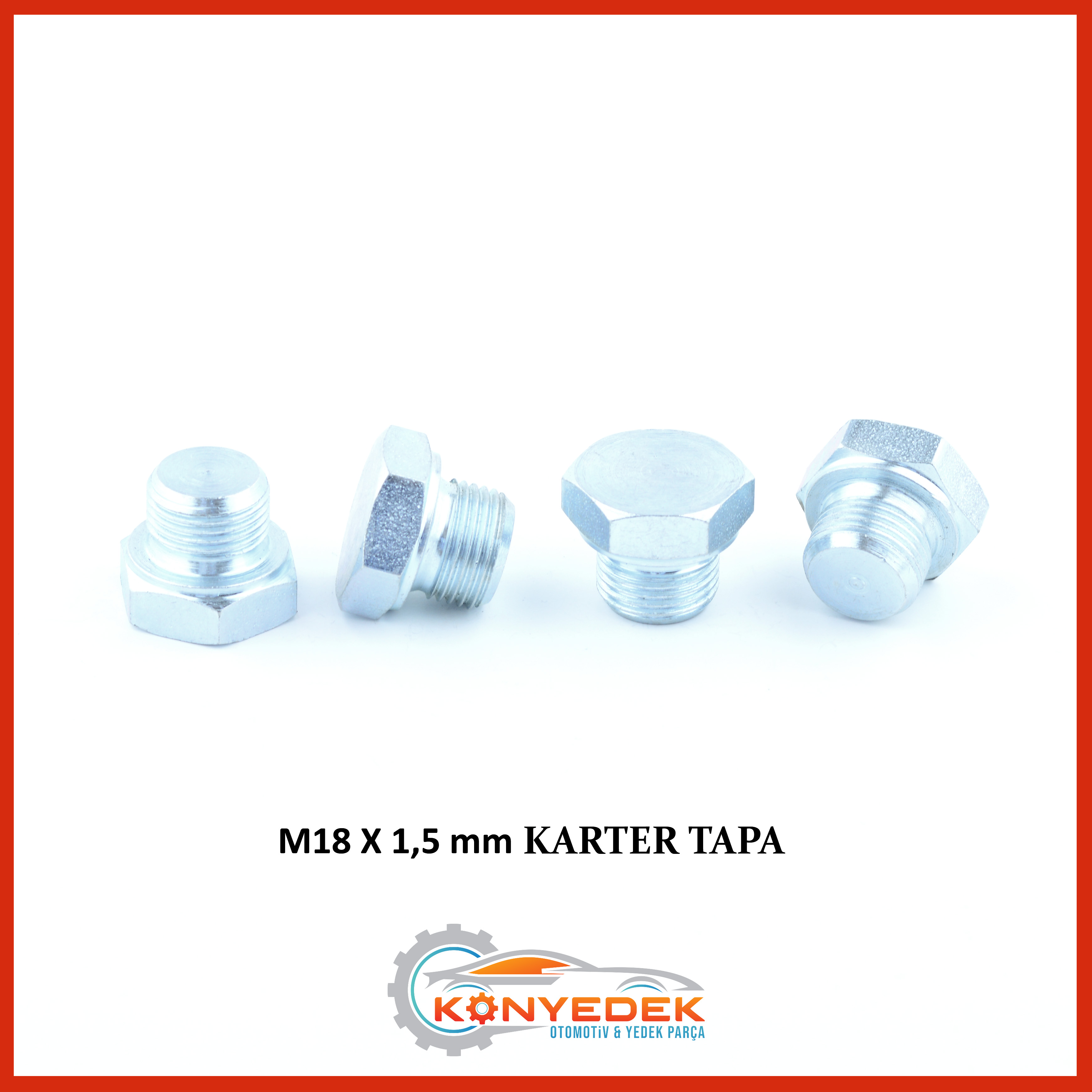 M18 x 1,5 mm Karter Tapa