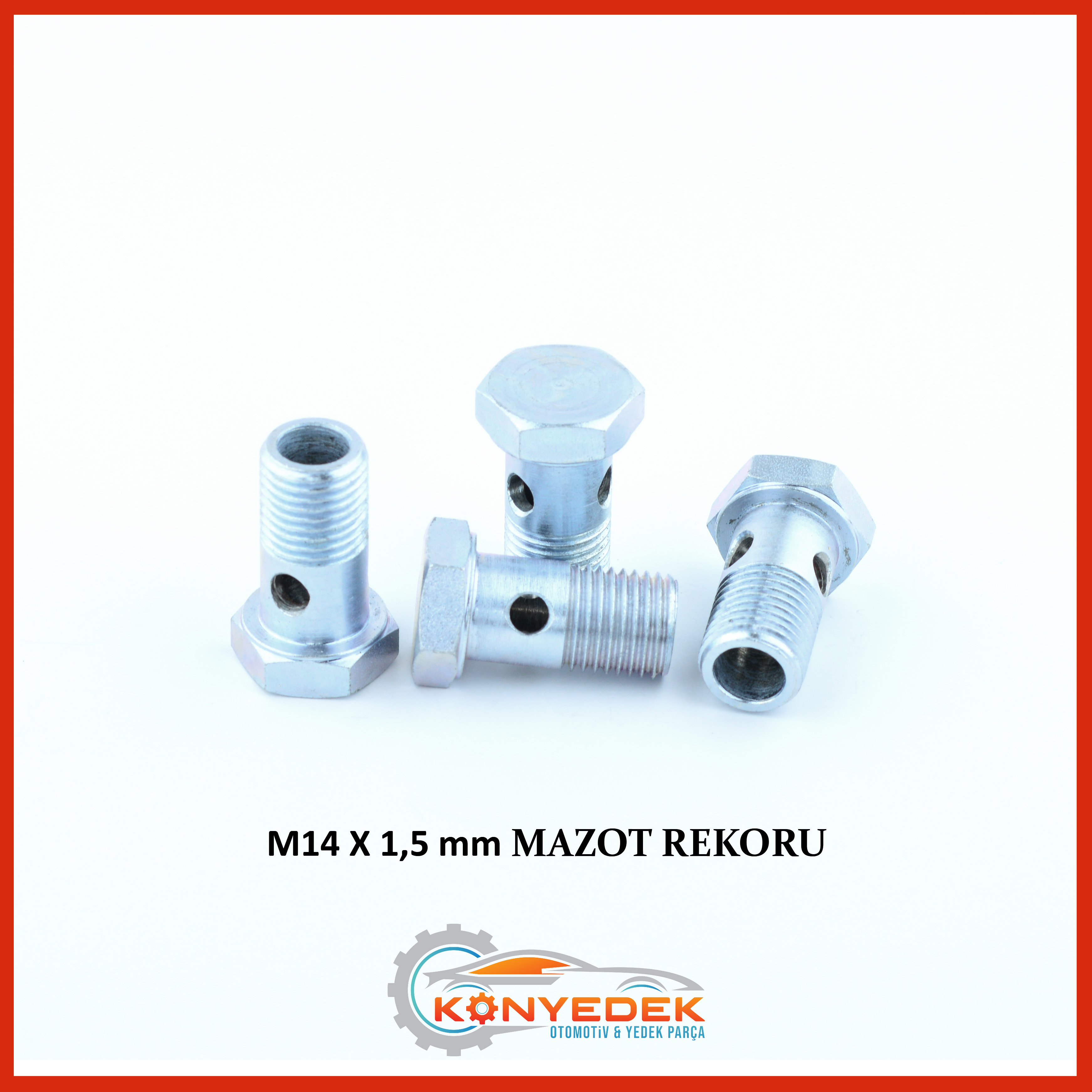 M14 X 1,5 mm Mazot Rekoru
