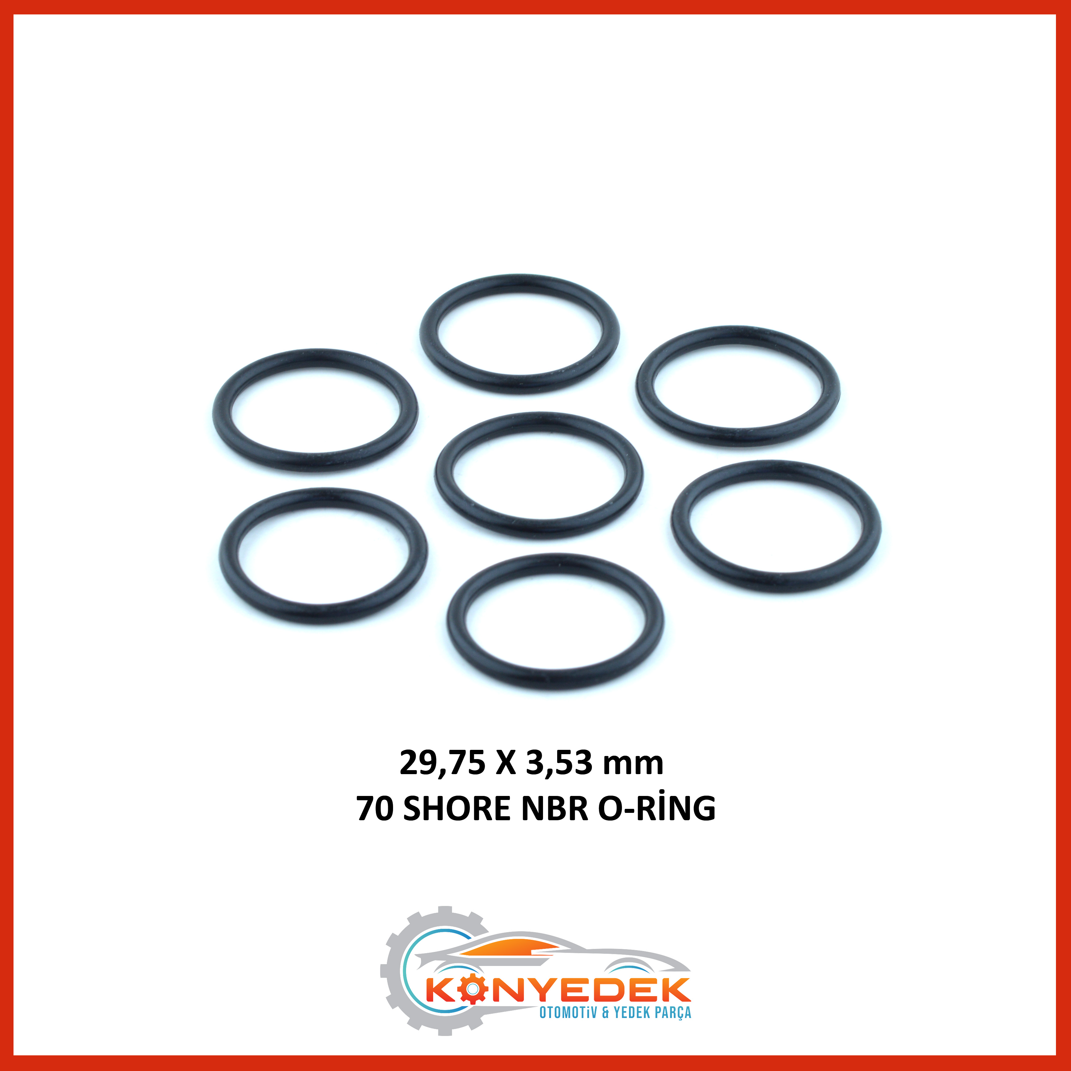 29,75 x 3,53 mm 70 Shore NBR O-Ring