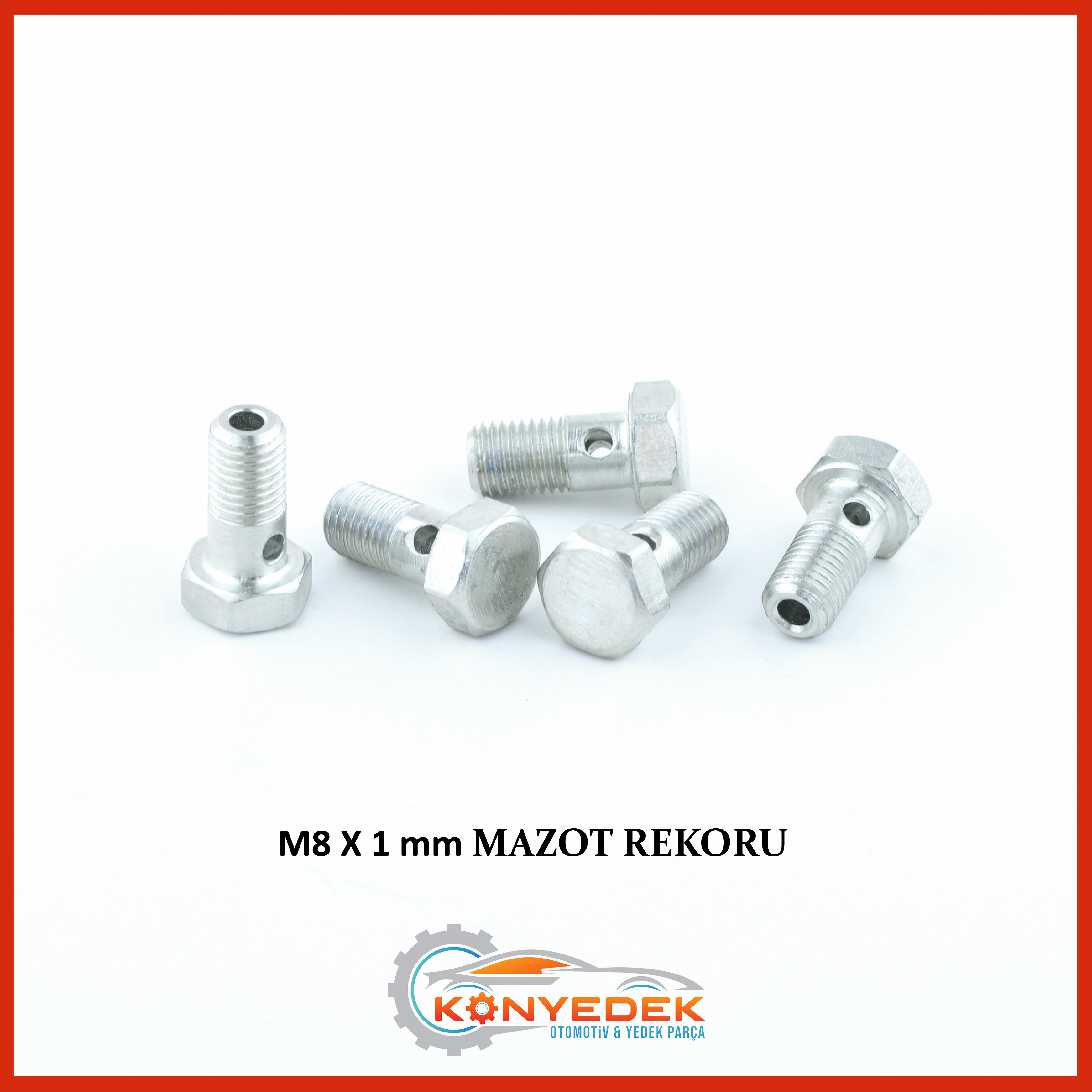 M8 X 1 mm Mazot Rekoru