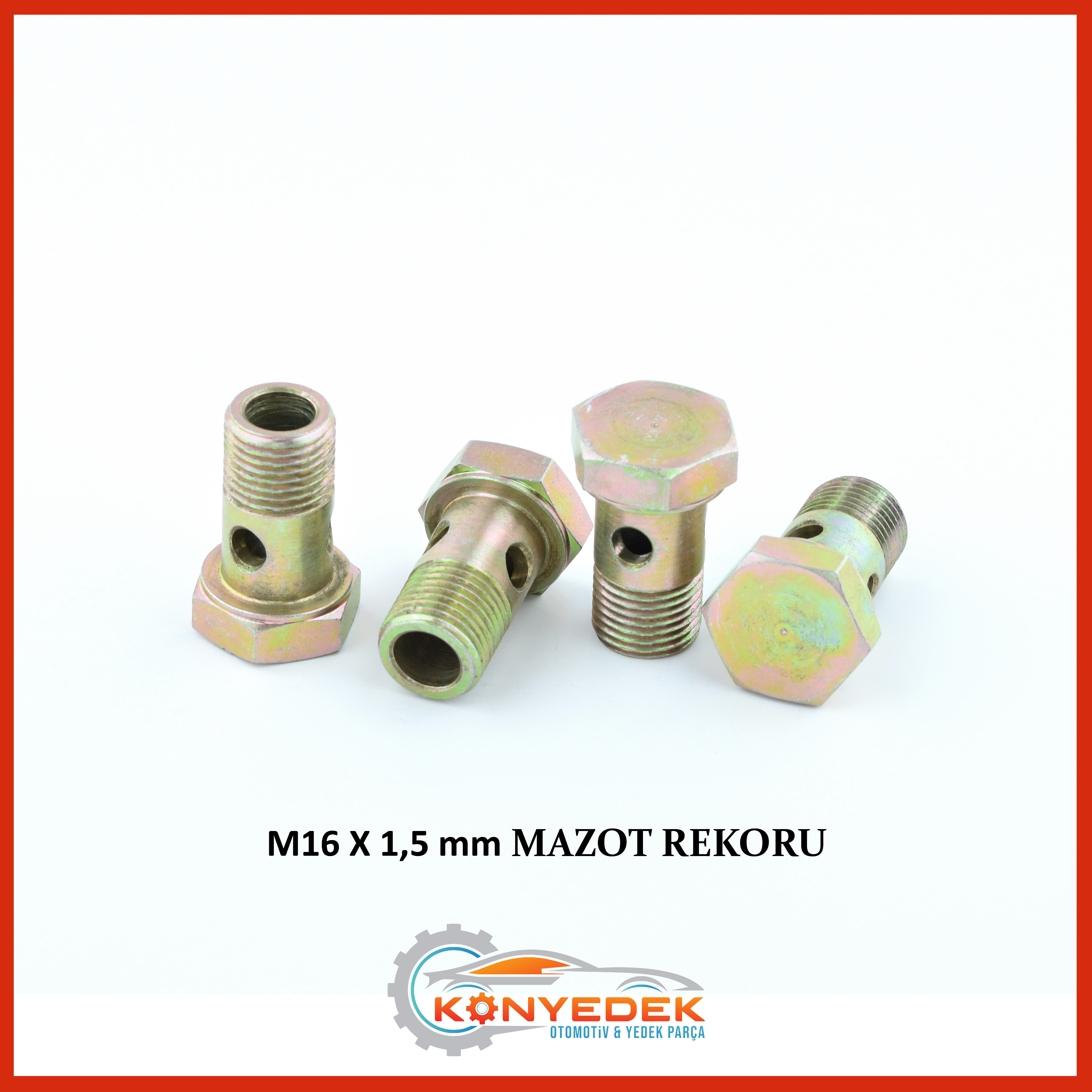 M16 x 1,5 mm Mazot Rekoru
