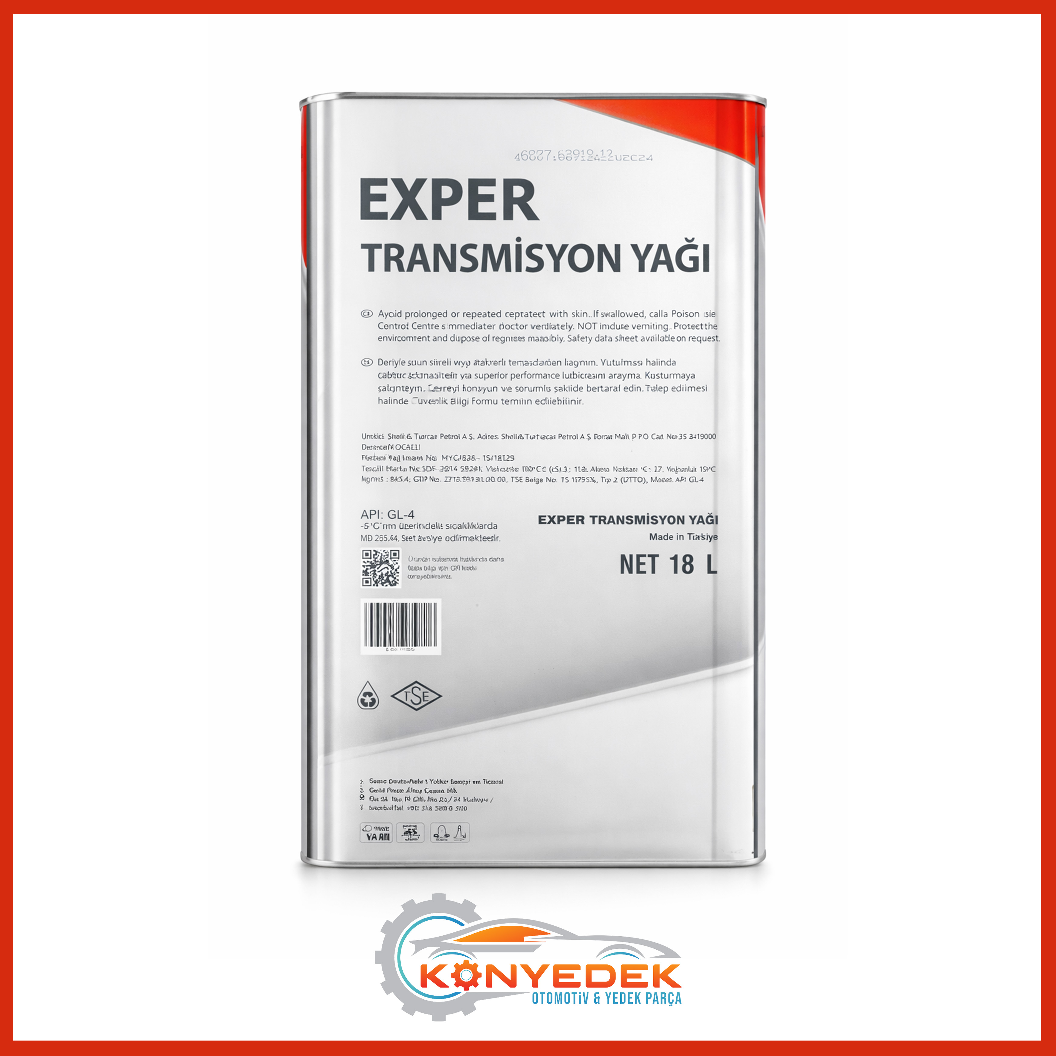 SDF EXPER Transmisyon Yağı 18 Litre 0.901.9140.2