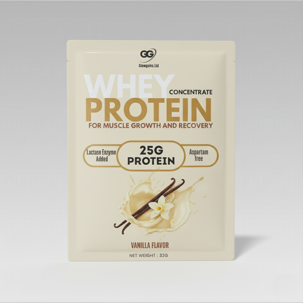 Whey Protein Sachets Vanilla Flavor