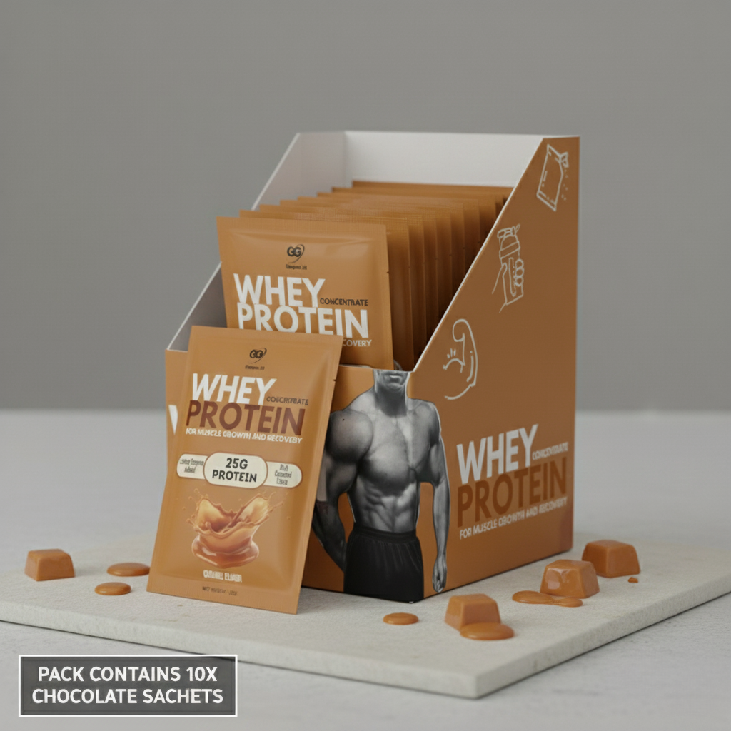 Whey Protein Sachets Caramel Flavor