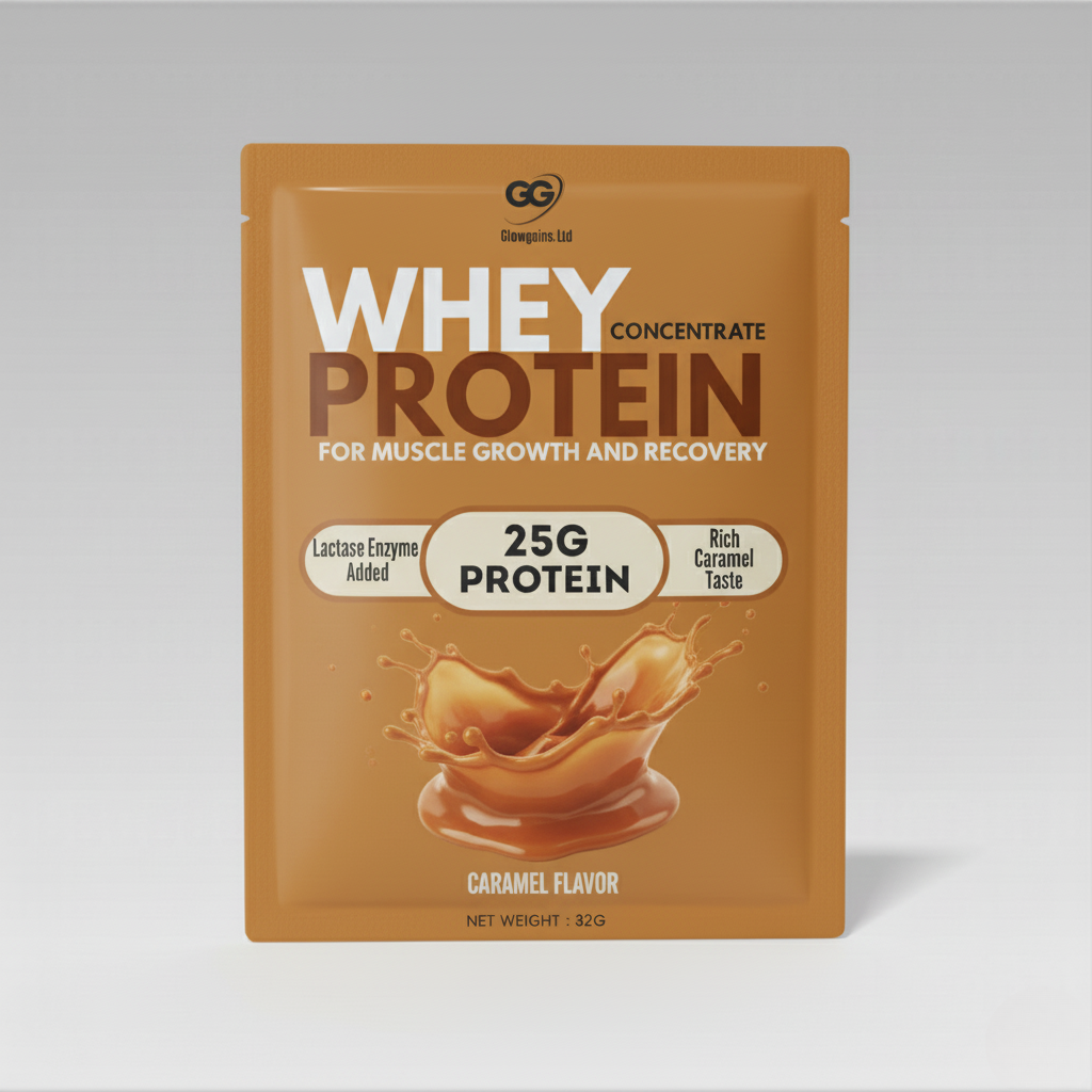 Whey Protein Sachets Caramel Flavor