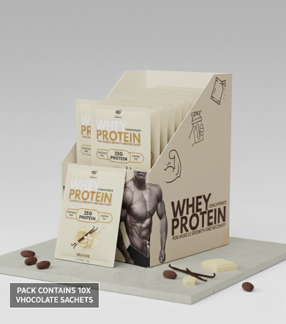 Whey Protein Sachets Vanilla Flavor