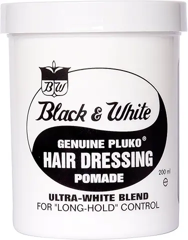 Black & White Genuine Pluko Hair Dressing Pomade
