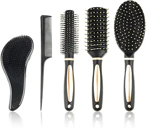 Professional Hair Brush and Comb Set