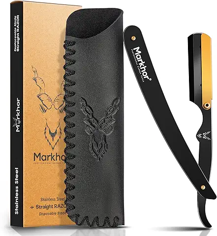 Markhor Stainless Steel Straight Razor