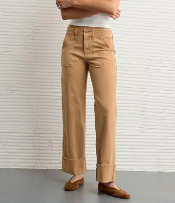 Women's High Waist Khaki Pants