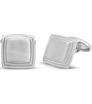 Silver Square Cufflinks