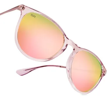 Pink Mirror Sunglasses