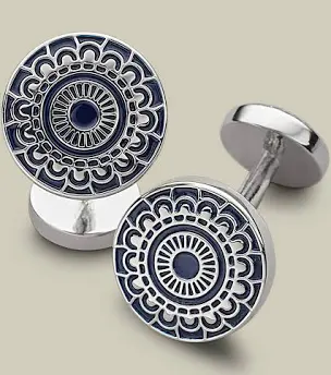 Elegant Silver Cufflinks