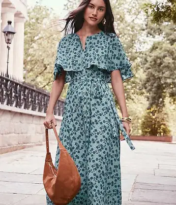 Floral Print Maxi Dress