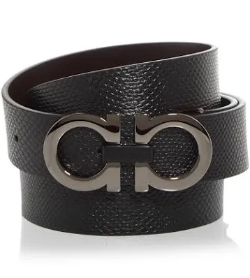 Designer Black Leather Belt
