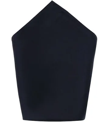 Classic Black Pocket Square