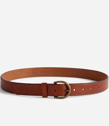 Classic Brown Leather Belt