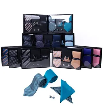Men's Tie and Accessories Gift Set