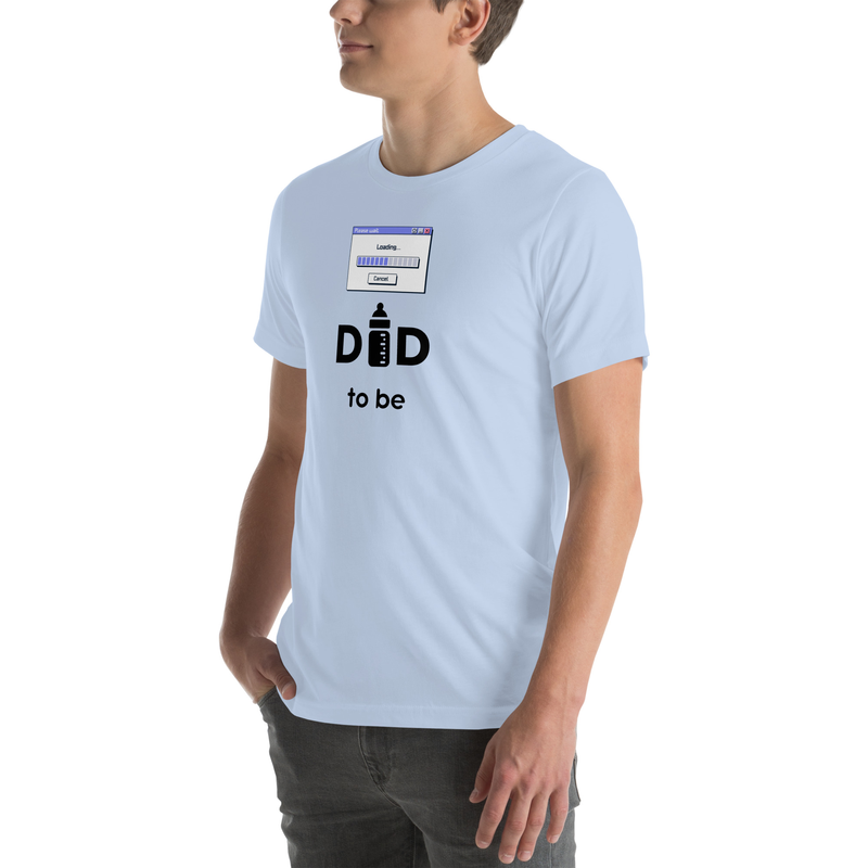 Dad to be Unisex t-shirt new daddy announcement. Great for Father's Day