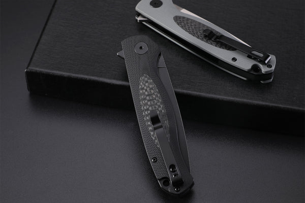 Petrified Fish Stamp Black Carbon Fiber