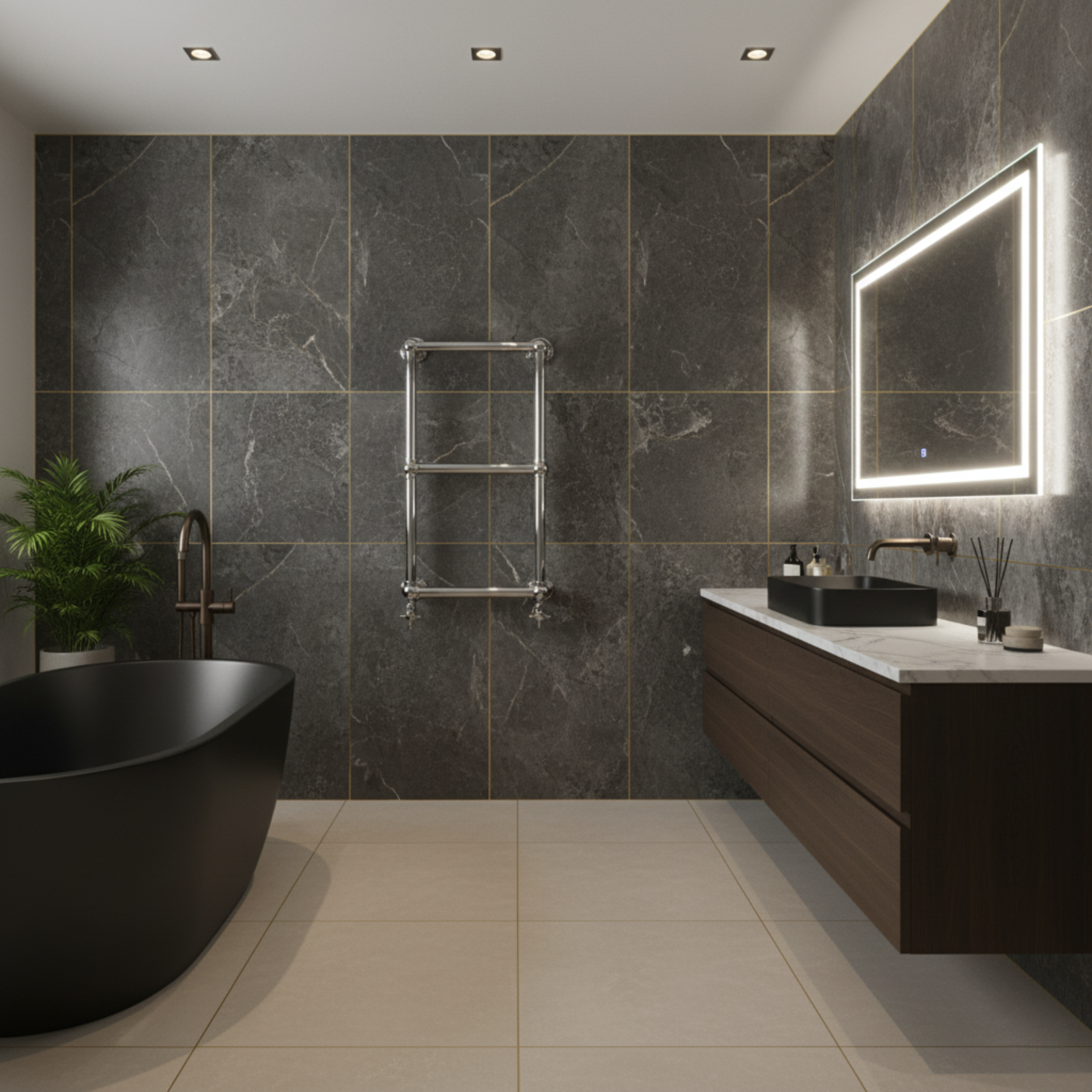 Derby Traditional Towel Radiator