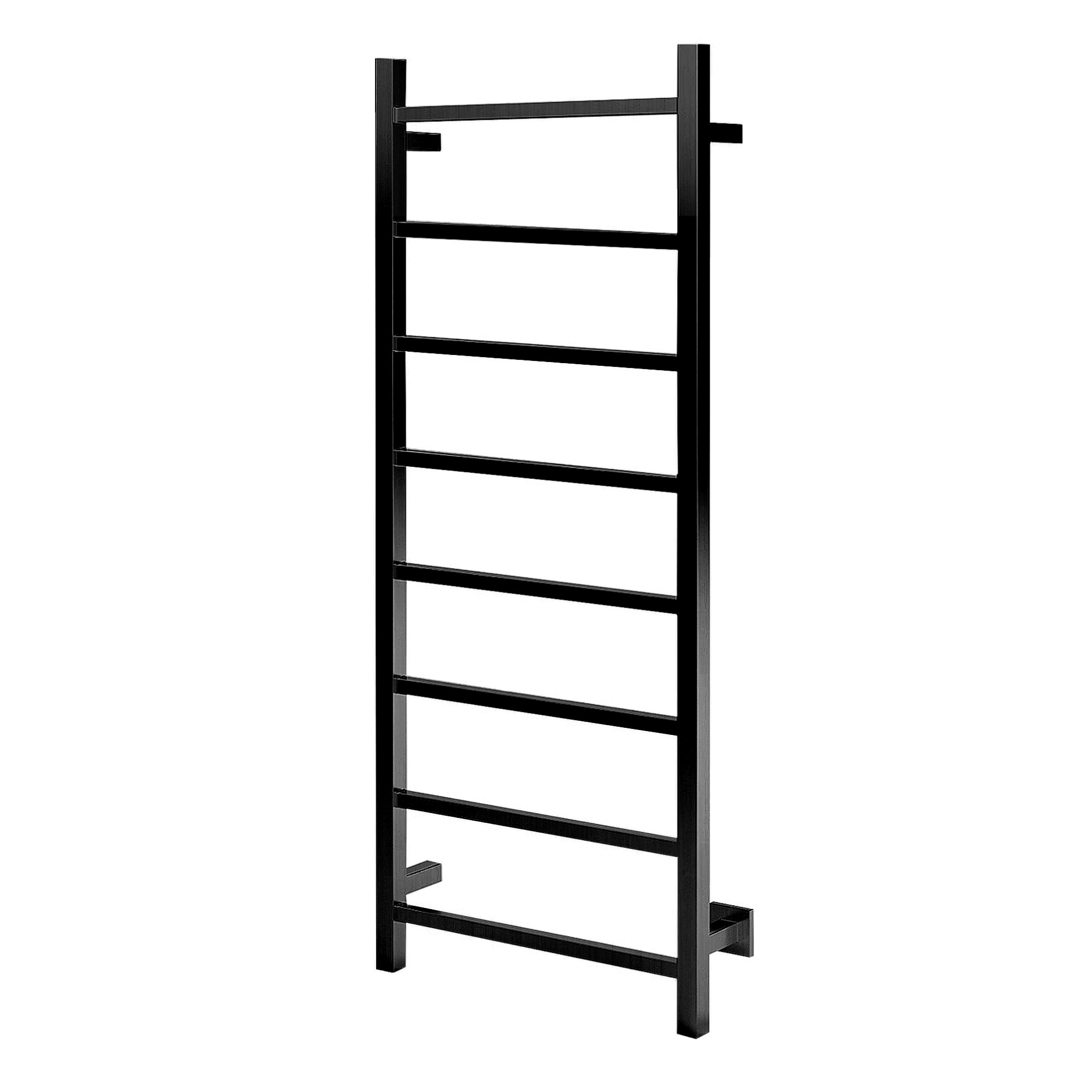 Tushingham Dry Electric Towel Rail -  Polished Black Chrome
