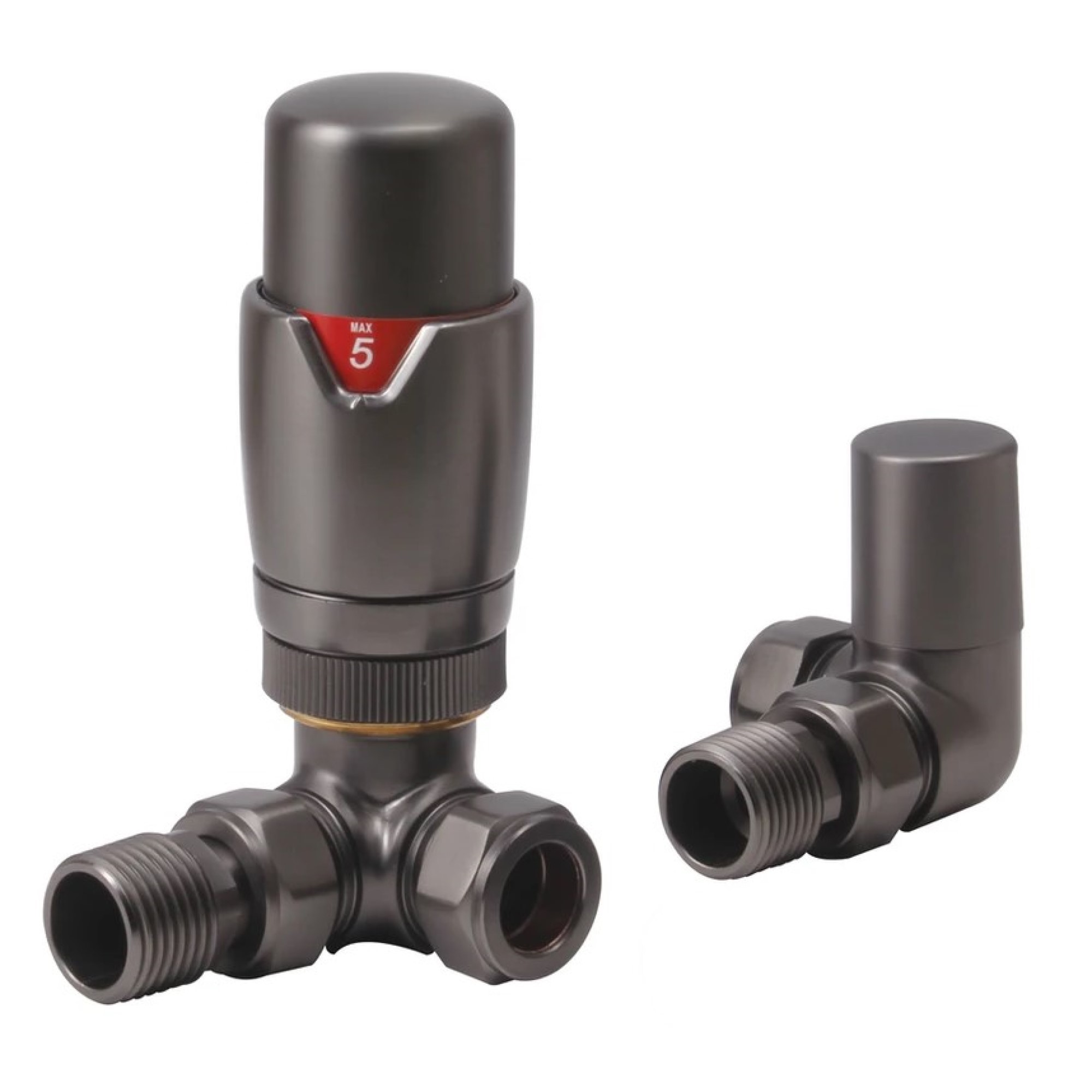 Corner TRV and lockshield Set